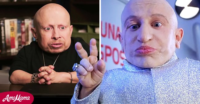 Verne Troyer in an interview with The Hollywood Reporter and as Mine-Mi in "Austin Powers" | Photo: YouTube.com/The Hollywood Reporter - YouTube.com/Movie Clips