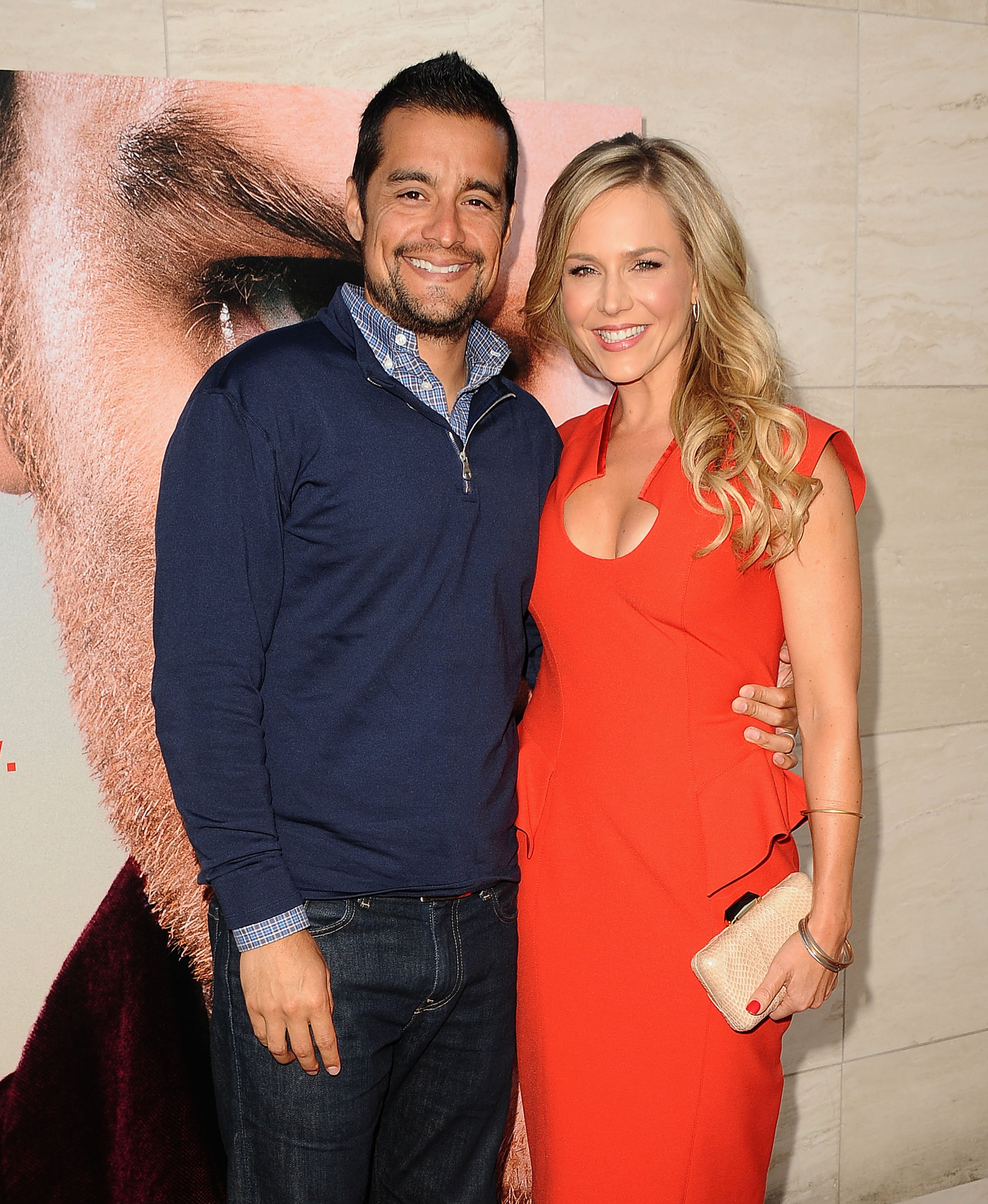 Rich Orosco and Julie Benz at the "Dexter" finale season premiere party on June 15, 2013, in Hollywood | Source: Getty Images