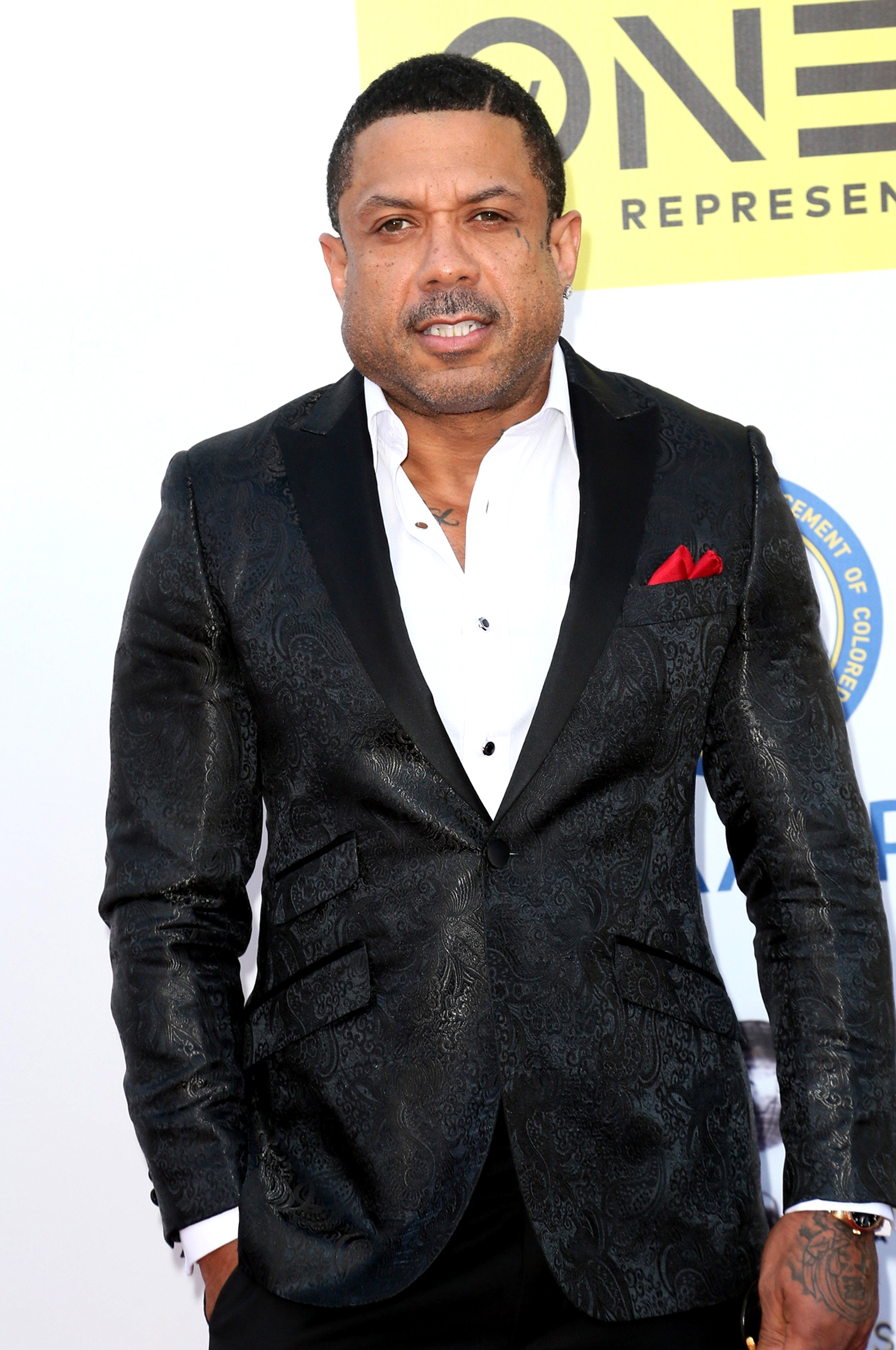 Benzino poses at the 47th NAACP Image Awards presented by TV One at Pasadena Civic Auditorium on February 5, 2016, in Pasadena, California | Source: Getty Images