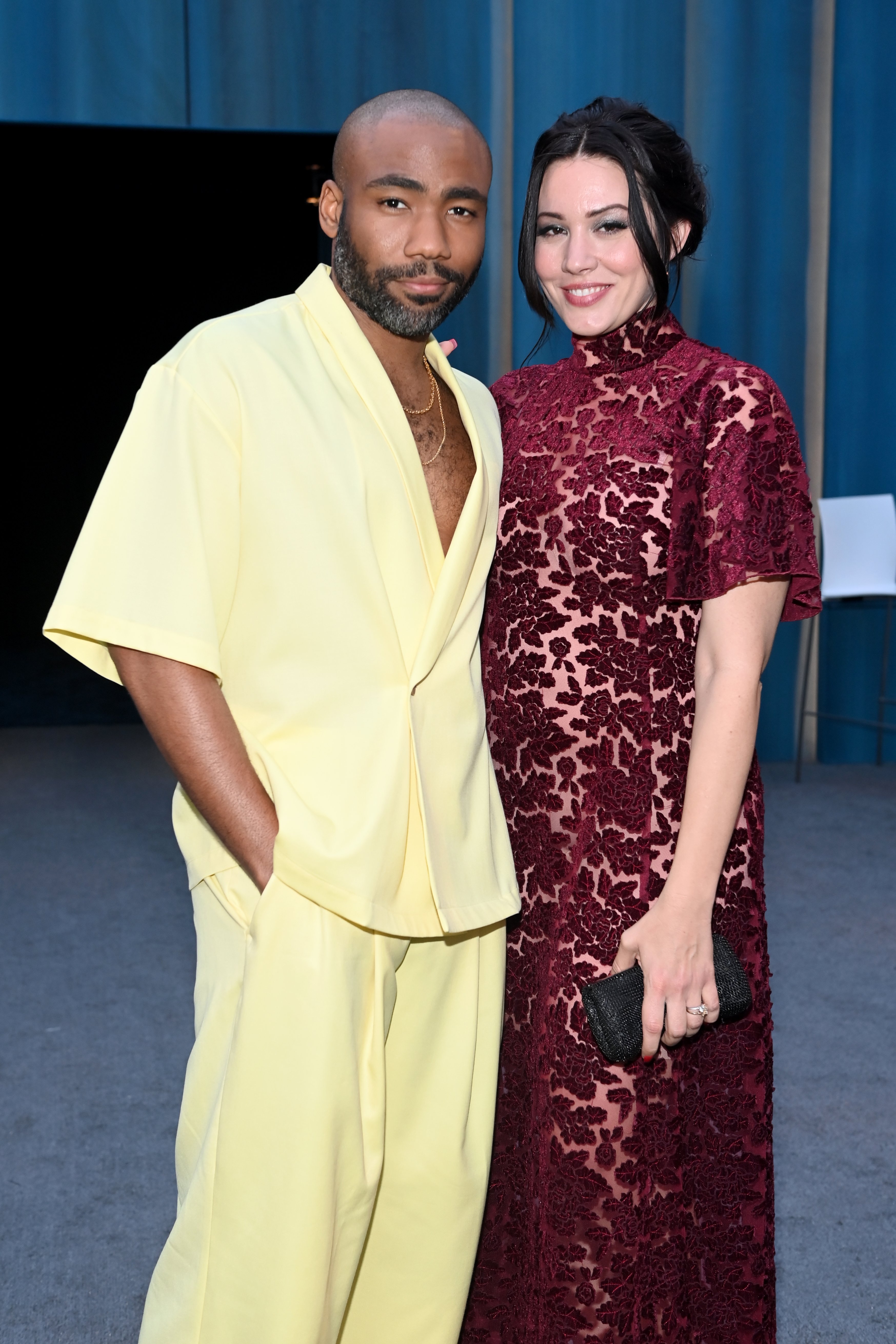 Donald Glover and Michelle White at the 2022 Vanity Fair Oscar Party by Radhika Jones on March 27, 2022, in Beverly Hills | Source: Getty Images