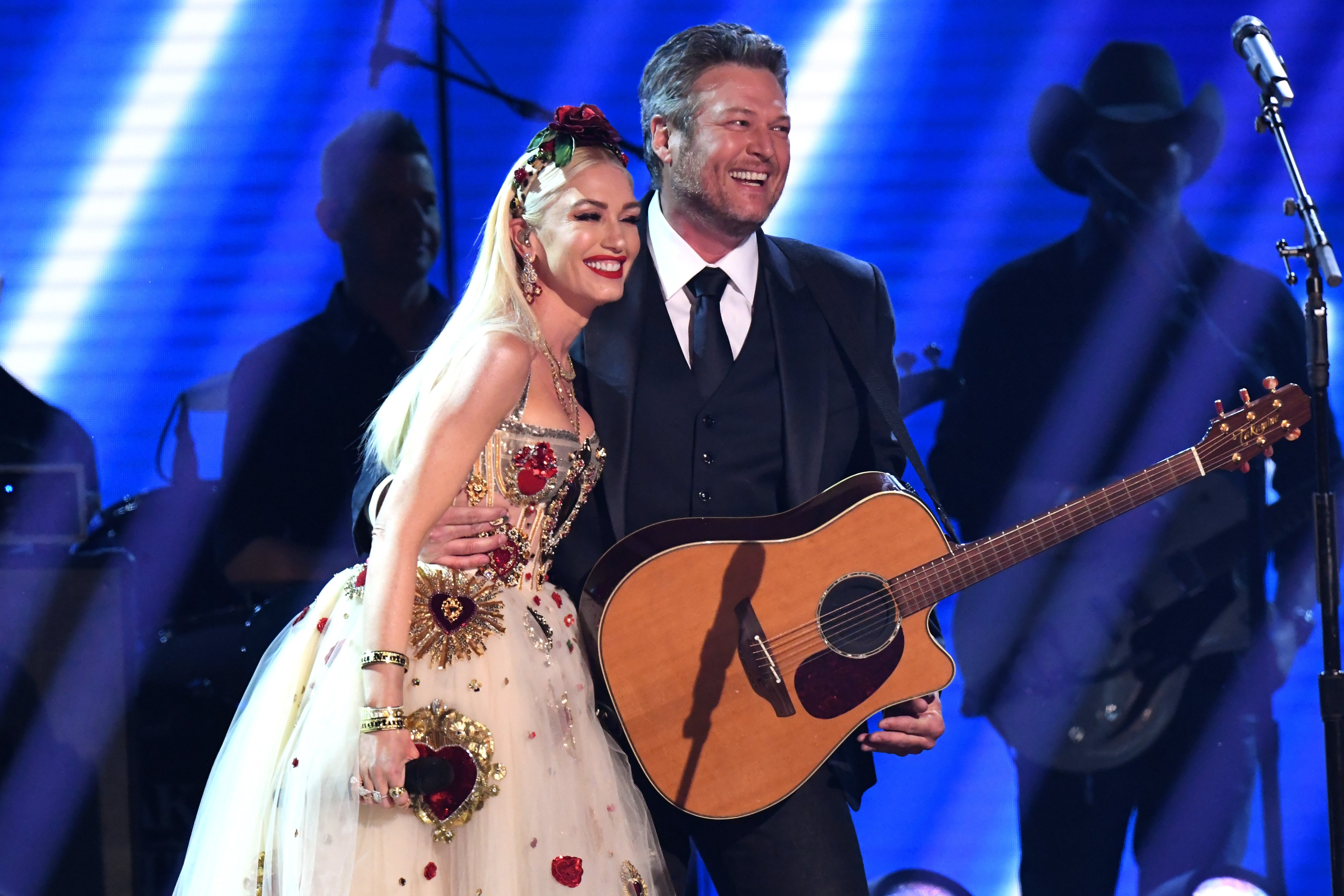 Gwen Stefani and Blake Shelton onstage during the 62nd Annual GRAMMY Awards at Staples Center on January 26, 2020, in Los Angeles, California. | Source: Getty Images.