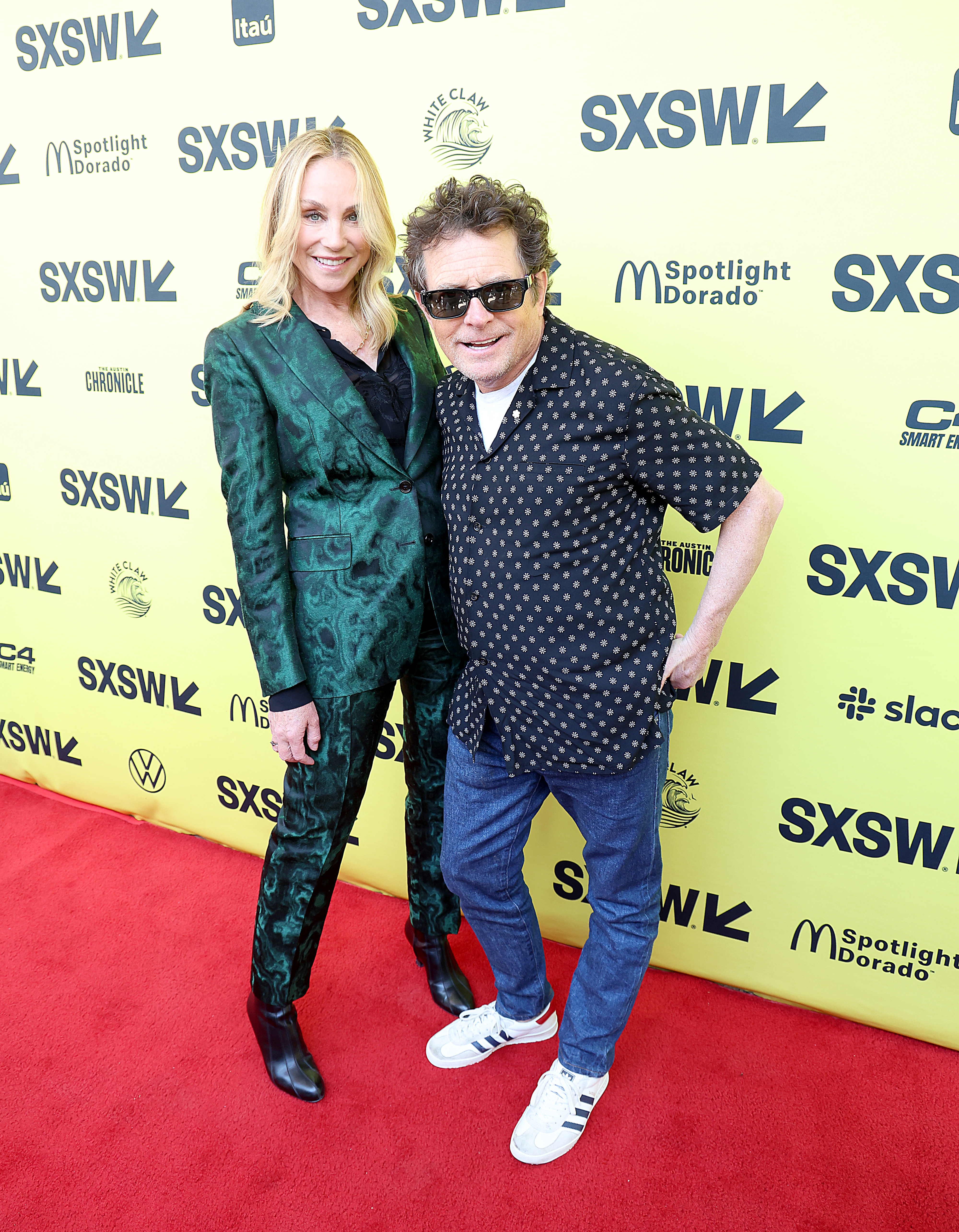 Tracy Pollan und Michael J. Fox auf der 2023 SXSW Conference And Festival in Austin | Quelle: Getty Images