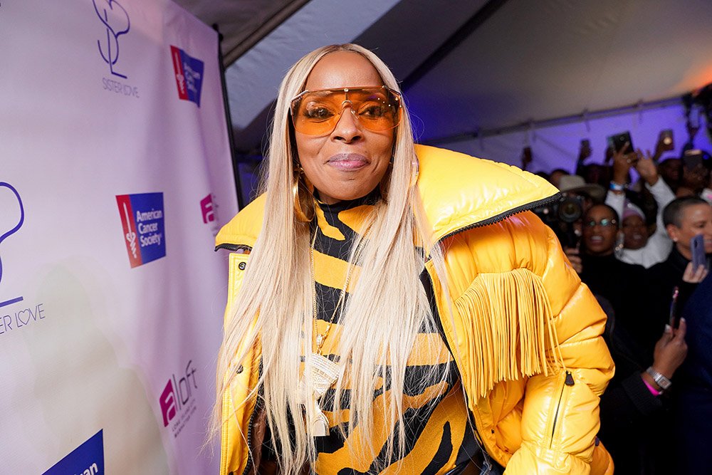 Mary J Blige at the launch of her and sister Simone Smith's Sister Love Jewelry holiday pop-up shop In Long Island City, New York on December 07, 2019 I Image: Getty Images.