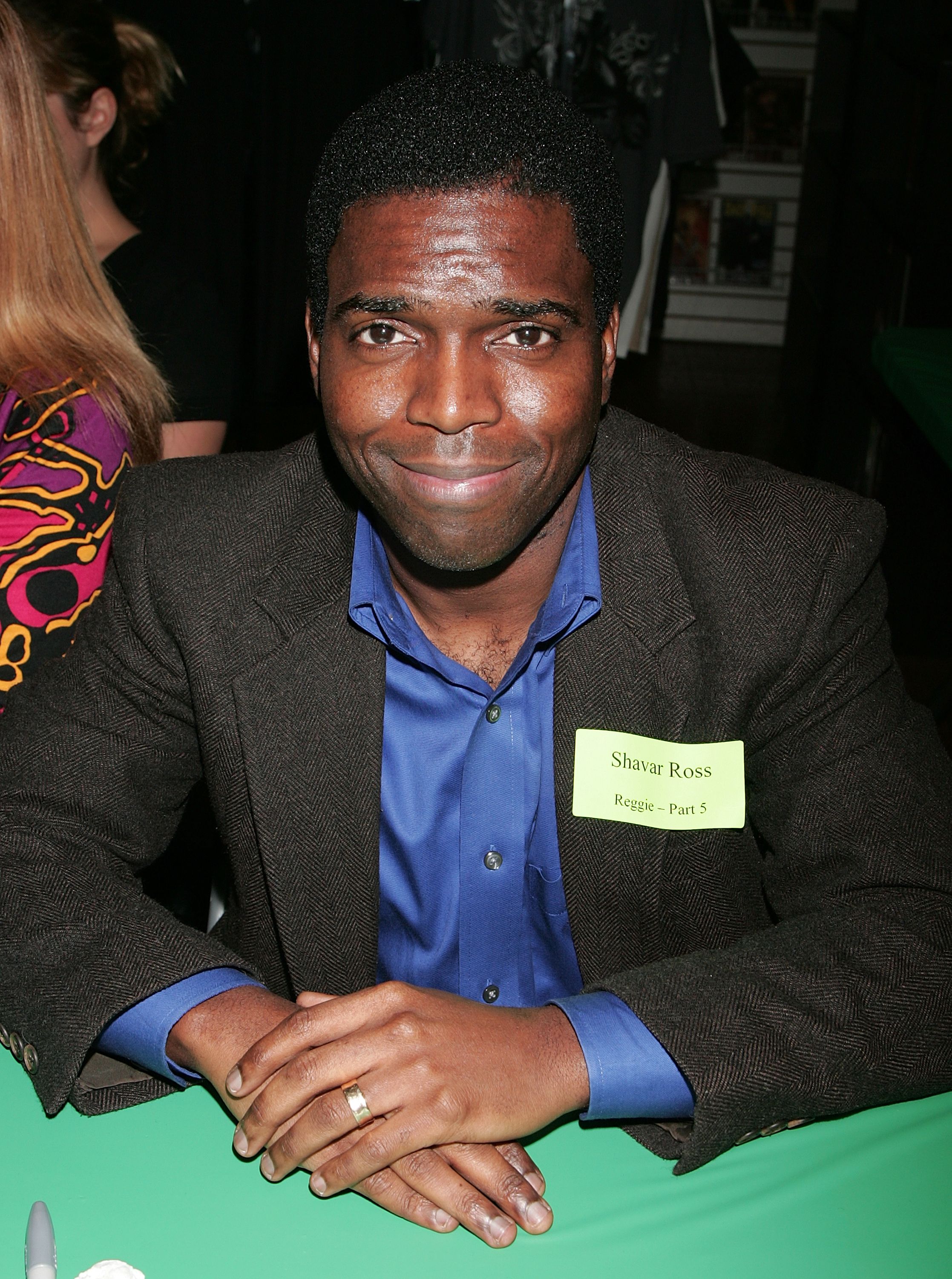 Shavar Ross at the Anchor Bay Entertainment's Jason Voorhees reunion at Emerald Knights comics and games store on February 3, 2009 in Burbank, California. | Source: Getty Images