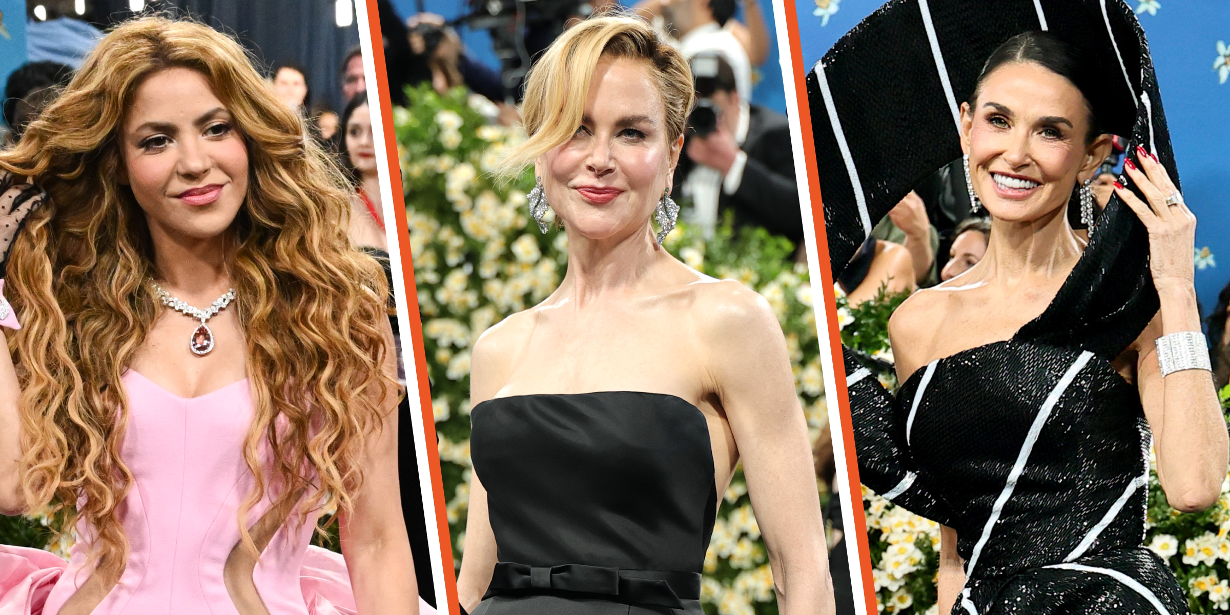 Shakira | Nicole Kidman | Demi Moore | Source: Getty Images