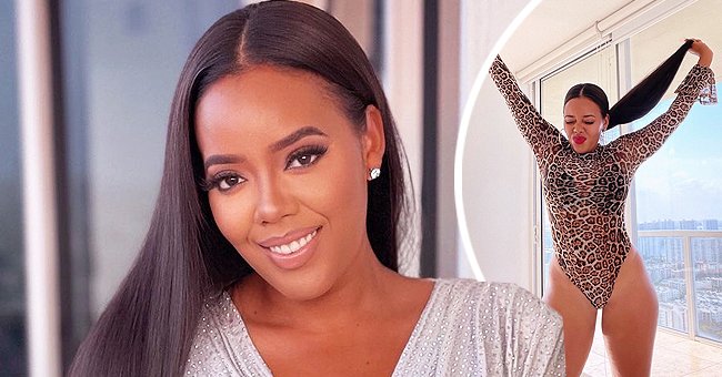 Angela Simmons Catches Fans Eyes In New Photos Flaunting Her Figure In A Leopard Bodysuit