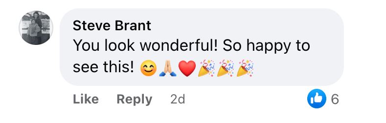 A Facebook user comments on Julie Newmar’s 90th birthday celebration post. | Source: Facebook/jnewmar