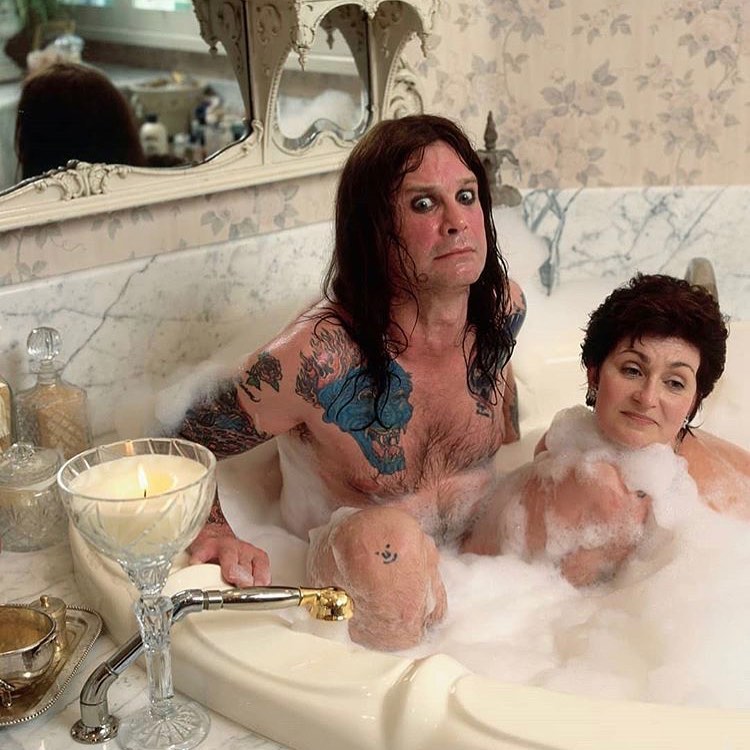 Sharon and Ozzy Osbourne from a post dated October 3, 2020. | Source: Instagram/sharonosbourne