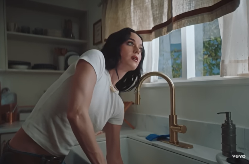 Katy Perry as seen in her music video "Bandaids," dated November 7, 2025. | Source: Youtube/KatyPerry