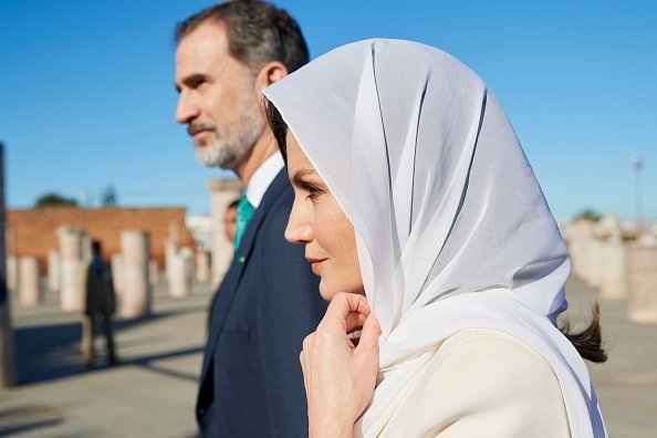 Los Reyes de España visitan el Mausoleo del Rey Mohammed V el 14 de febrero de 2019 en Rabat, Marruecos. Fuente: Getty Images Los Reyes de España visitan el Mausoleo del Rey Mohammed V el 14 de febrero de 2019 en Rabat, Marruecos. Fuente: Getty Images