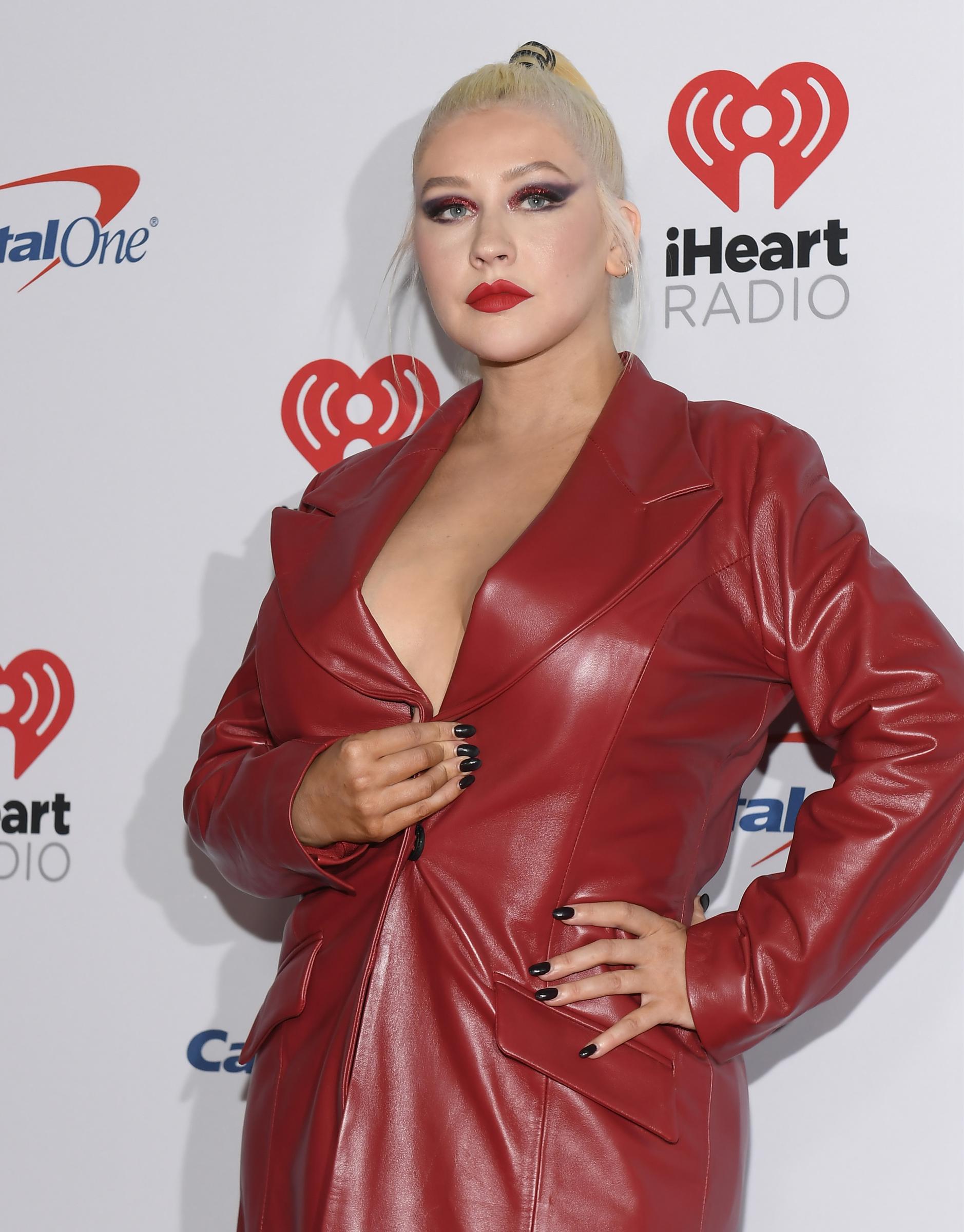 Christina Aguilera attends the iHeartRadio Music Festival and Daytime Stage at T-Mobile Arena on September 20, 2019 in Las Vegas, Nevada. | Source: Getty Images