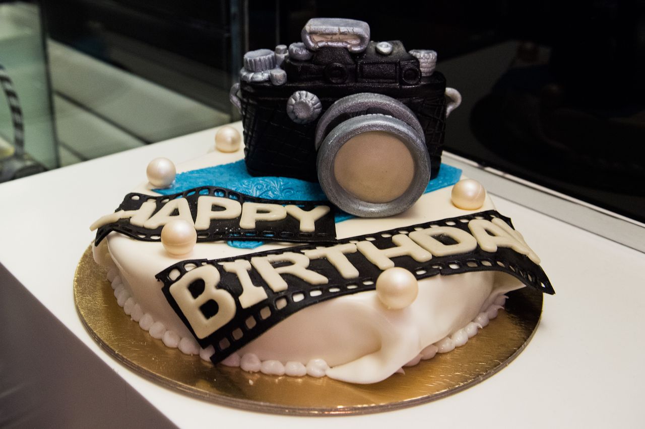 A birthday cake for photographer Rankin at KaDeWe on April 30, 2016 in Berlin, Germany. | Source: Getty Images