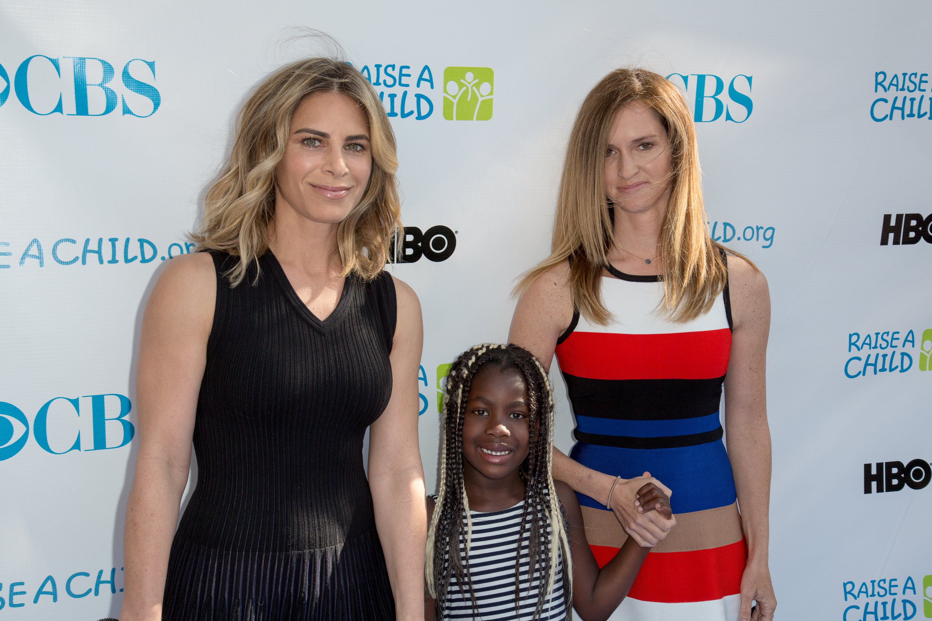 Jillian Michaels, Heidi Rhoades, and Lukensia Michaels-Rhoades are pictured at the 4th Annual RaiseAChild Honors Gala at Jim Henson Studios on May 1, 2016, in Hollywood, California | Source: Getty Images