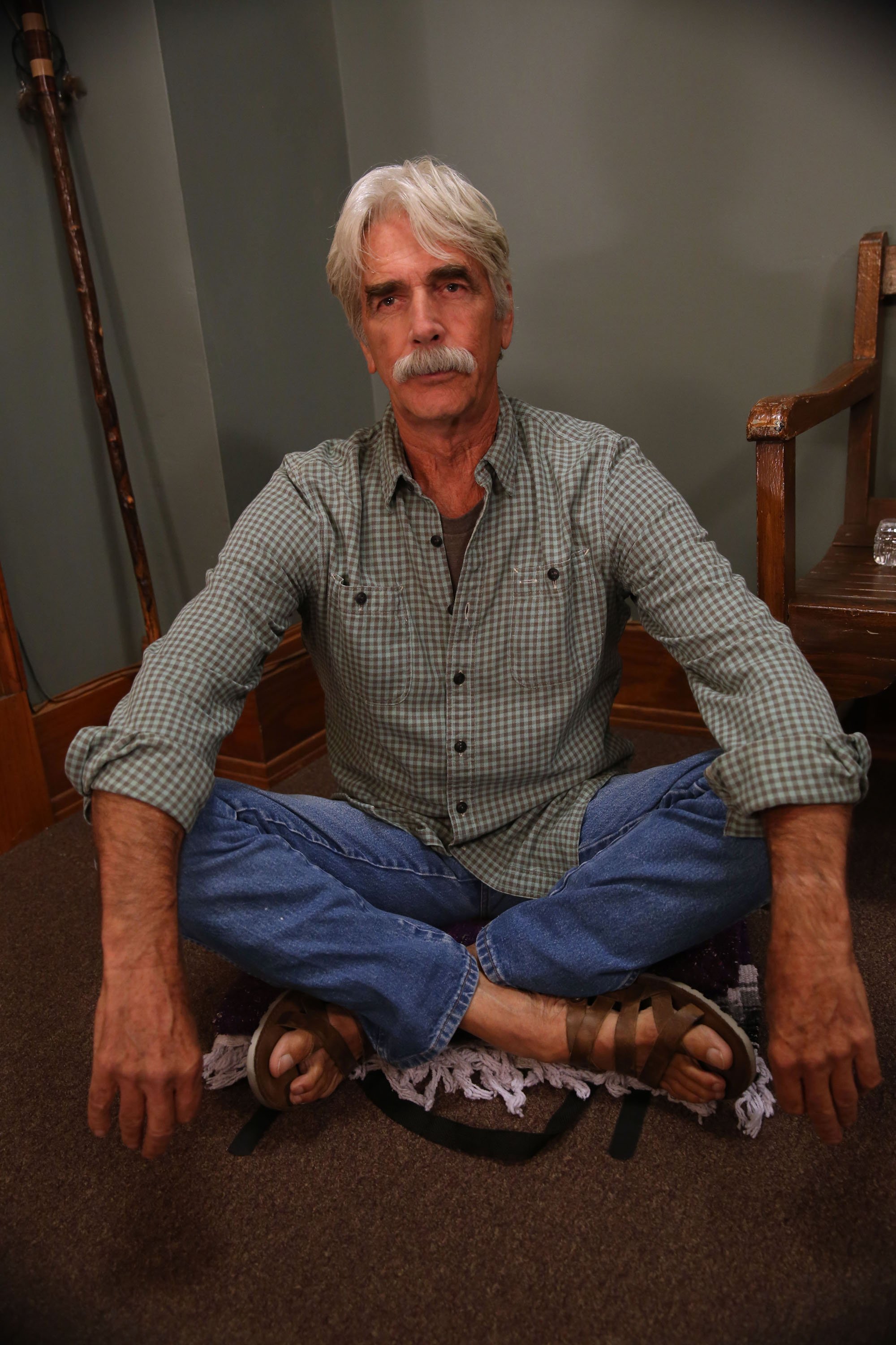 Sam Elliot as Eagleton Ron on Season 6 of "Parks and Recreation" on August 22, 2013 | Source: Getty Images