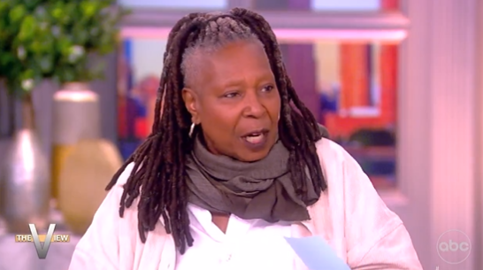 Whoopi Goldberg speaks during a segment of "The View" in January 2024 | Source: x/TheView