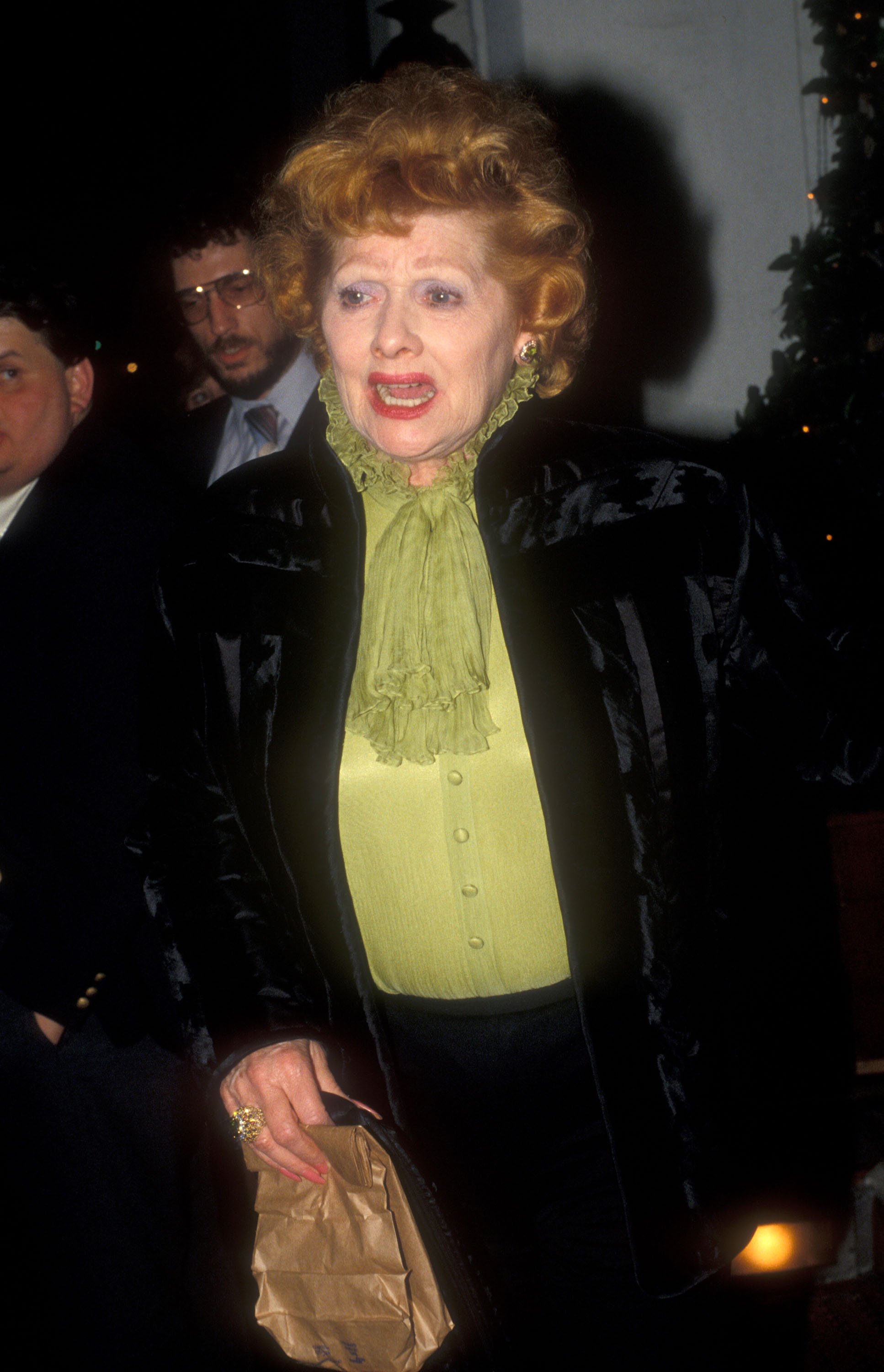 Lucille Ball at Chasens restaurant in Beverly Hills, California on May 16, 1981. | Source: Getty Images