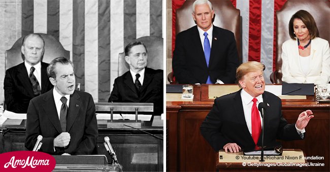 Viewers find a similarity between President Trump and President Nixon's SOTU address