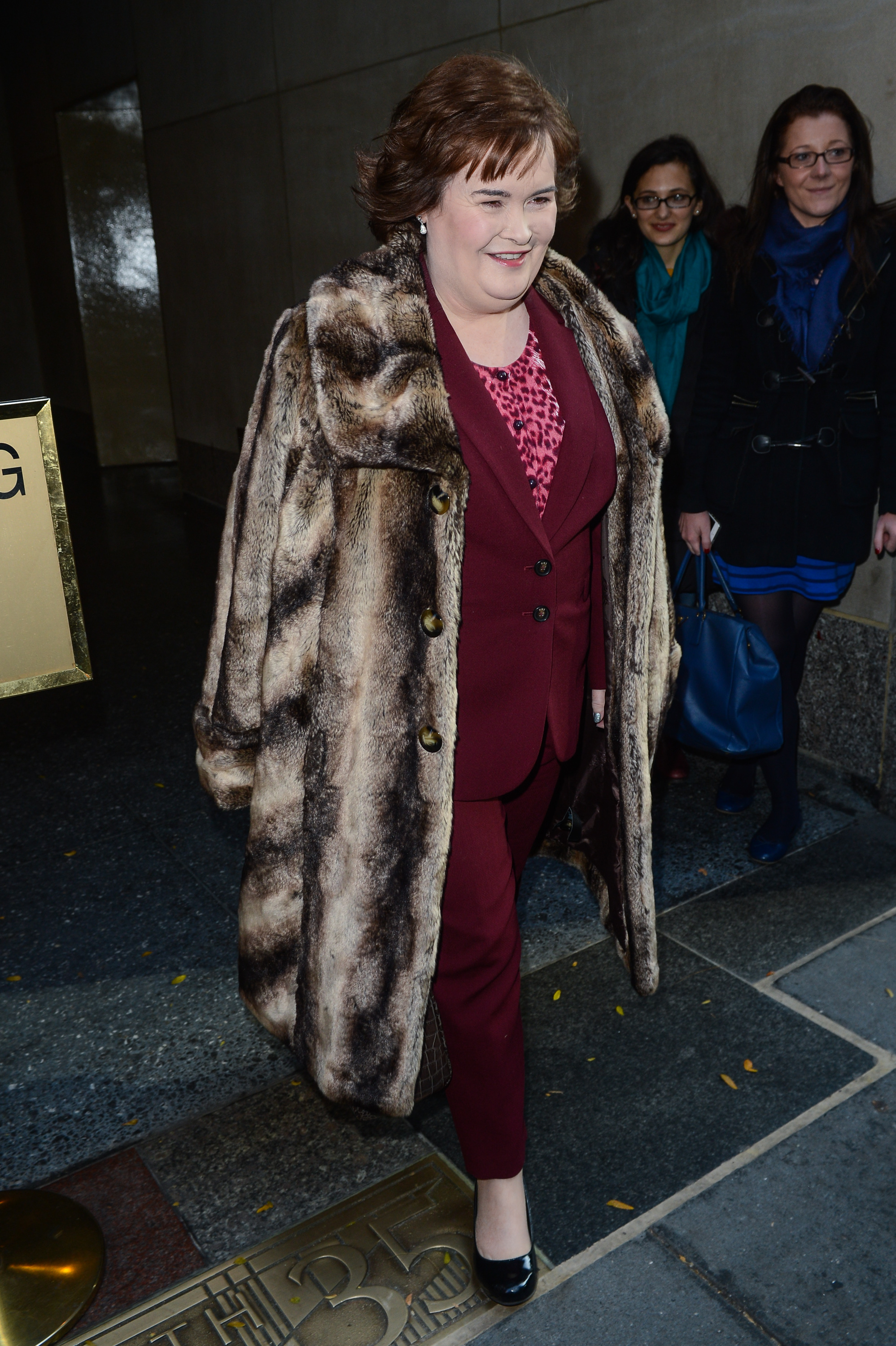 Susan Boyle attends the "Today Show" taping on November 12, 2012 in New York City | Source: Getty Images