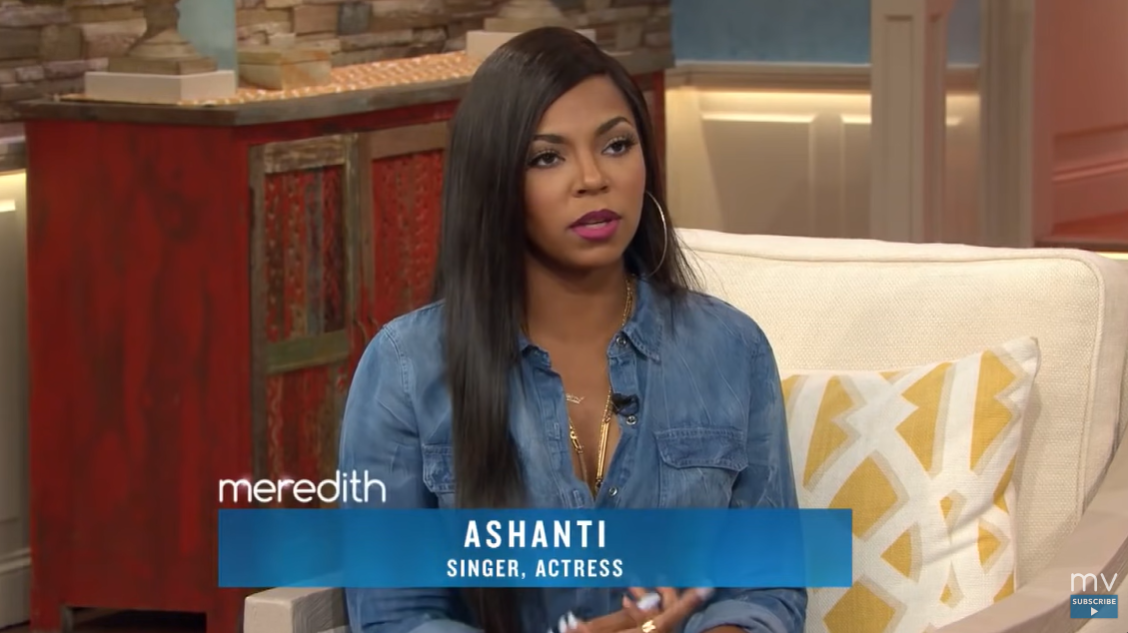 A screenshot of Ashanti discussing the aftermath of her breakup with Nelly on "The Meredith Vieira Show." | Source: YouTube/MeredithVieiraShow"