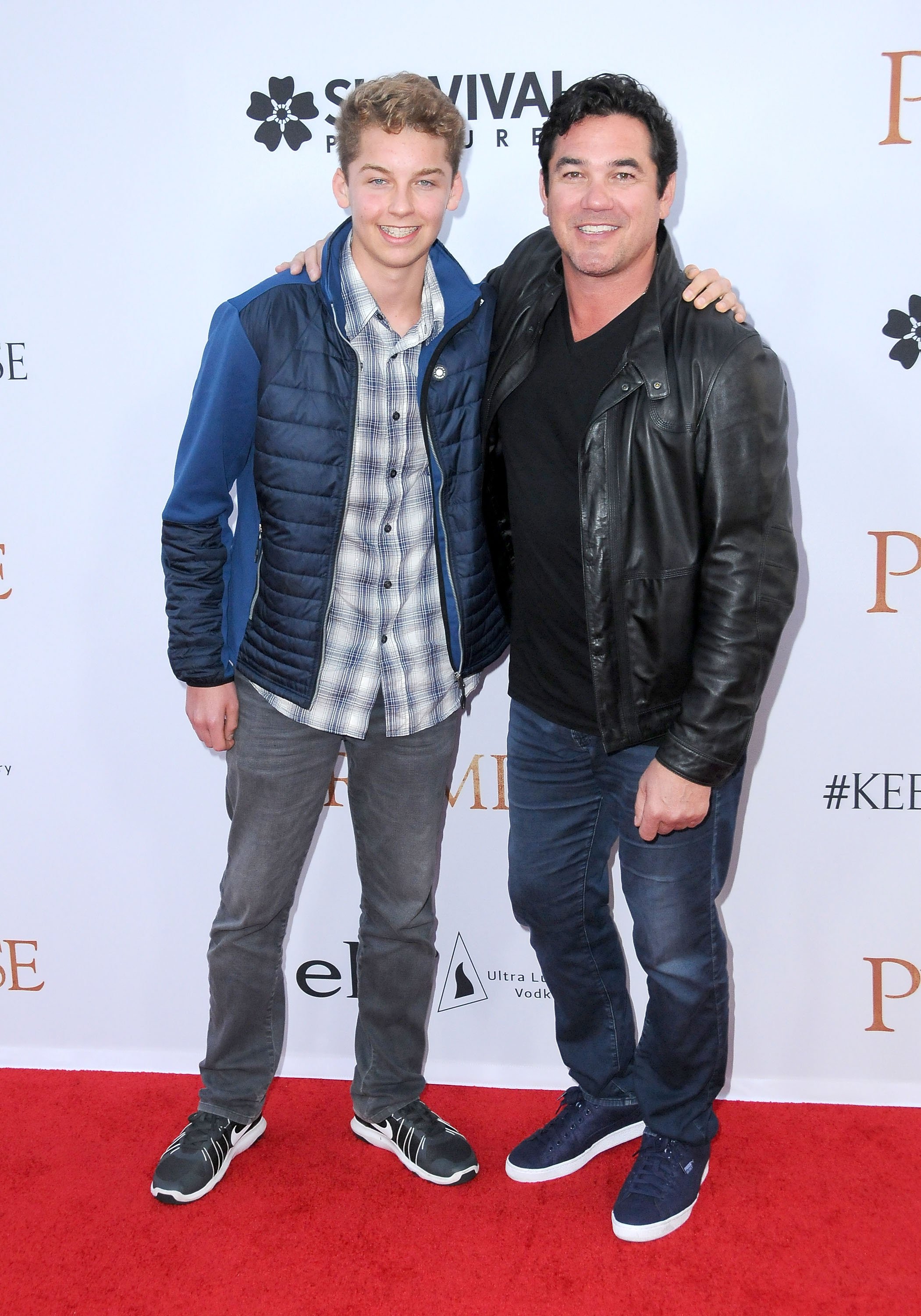 Dean Cain and Christopher Dean Cain attend the premiere of Open Roads Films' 'The Promise' at TCL Chinese Theatre on April 12, 2017, in Hollywood, California. | Source: Getty Images
