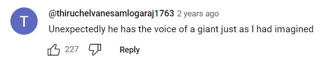 Un comentario sobre la voz del Sultan Kosen. | Foto: YouTube.com/Global News TV