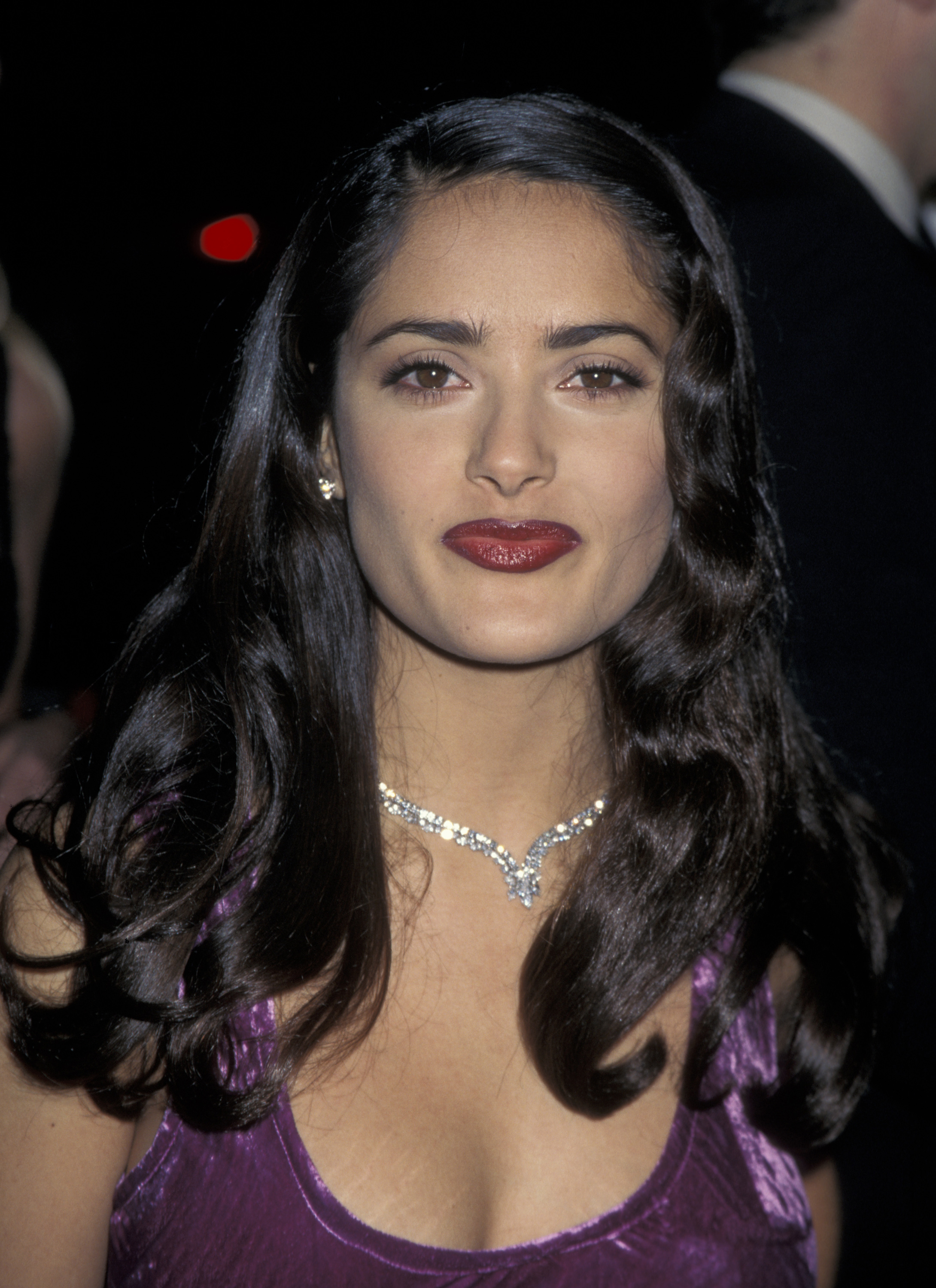 Salma Hayek at the "From Dusk Till Dawn" Los Angeles premiere on January 17, 1996 | Source: Getty Images