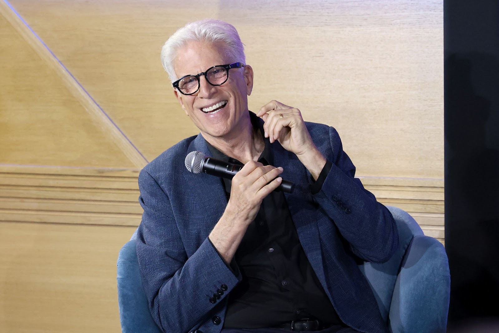 Ted Danson speaking at the Environmental Media Association IMPACT Summit Day 2 on June 5, 2024, in West Hollywood, California. | Source: Getty Images