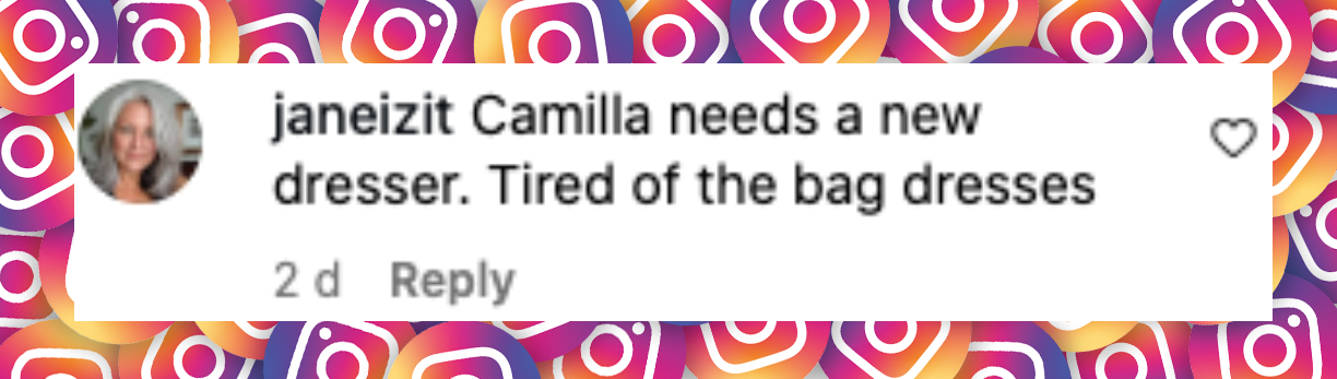 Netizen comment about Queen Camilla, posted on June 14, 2025. | Source: Instagram/todayshow