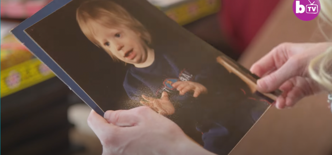 A screenshot of Cynthia Murphy as a baby from a YouTube video of her talking about her life with her condition, posted on December 19, 2017 | Source: YouTube.com/truly