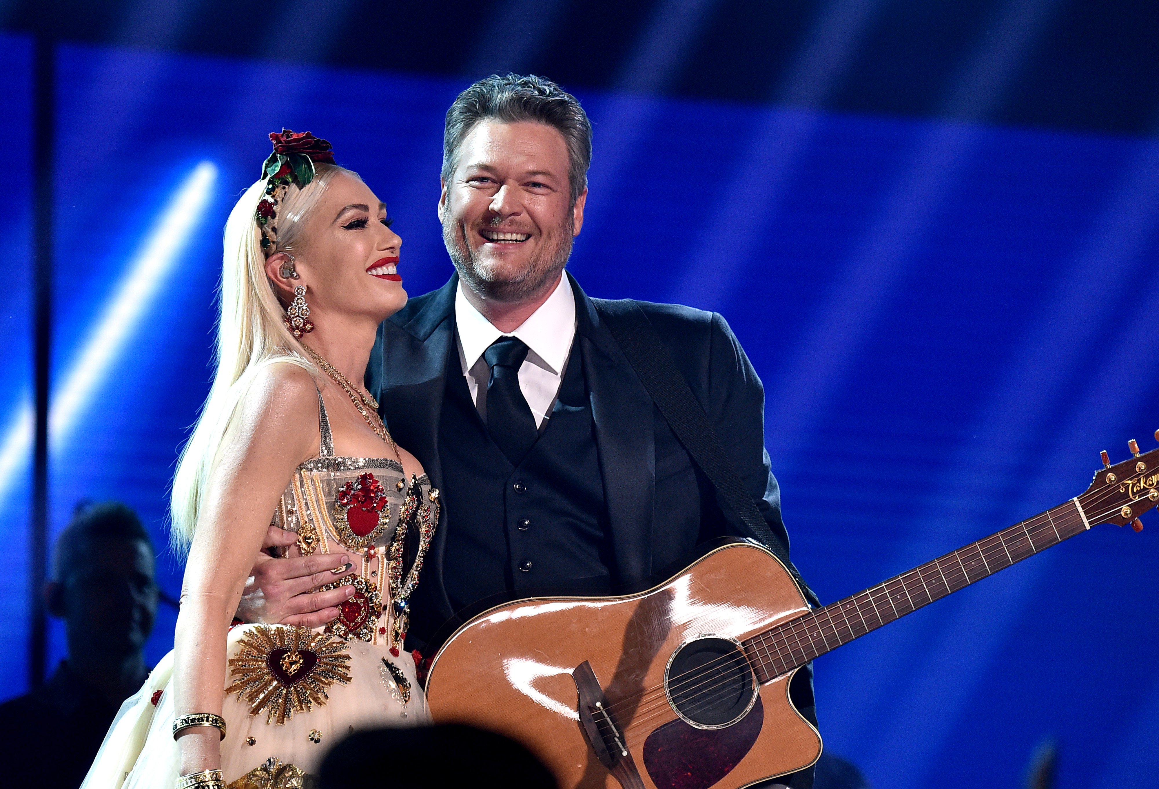 Gwen Stefani and Blake Shelton perform at the 62nd Annual Grammy Awards on January 26, 2020, in Los Angeles, California. | Source: Getty Images