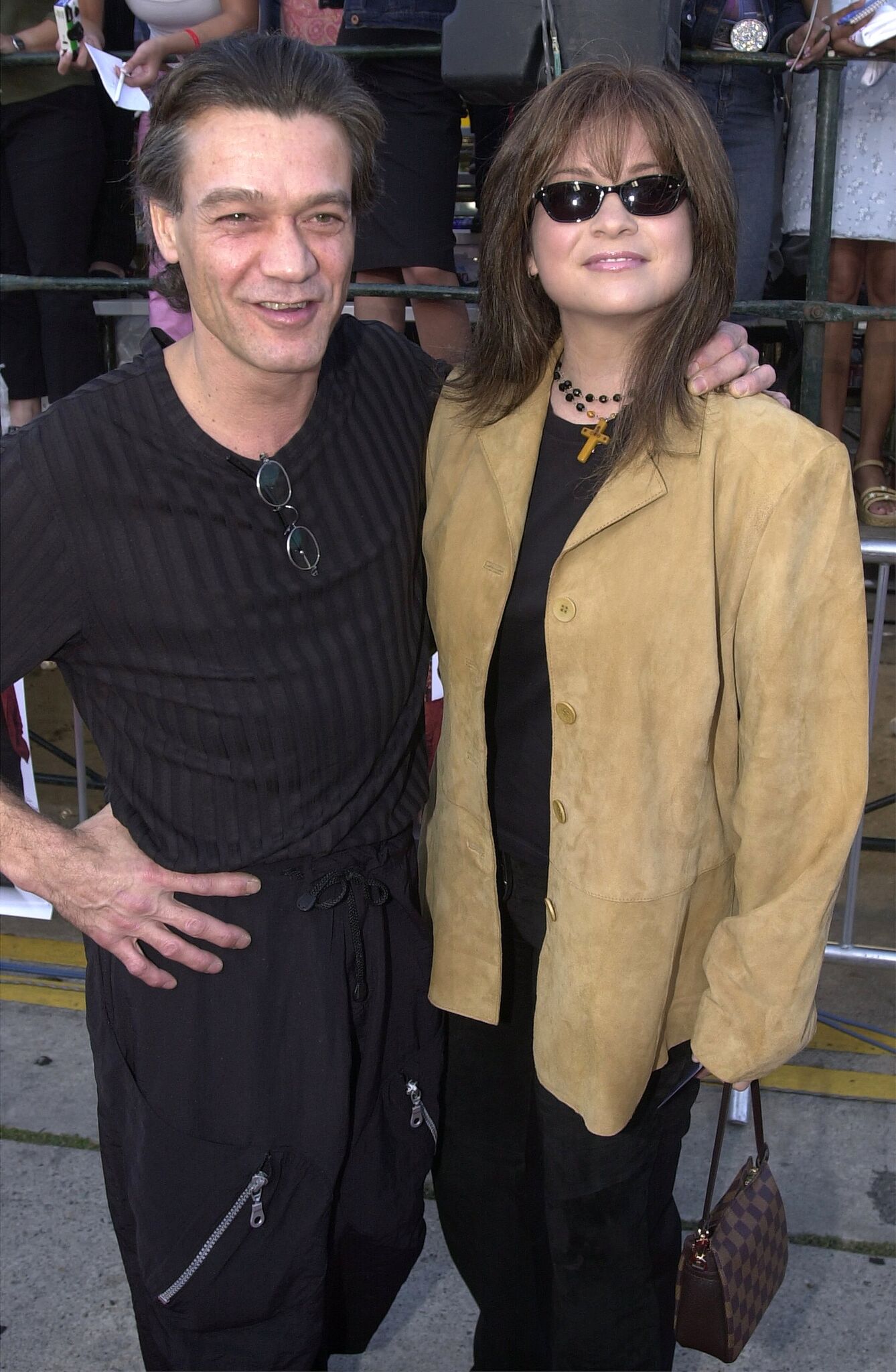 Eddie Van Halen and wife Valerie Bertinelli attend the film premiere of  "America's Sweethearts" | Getty Images