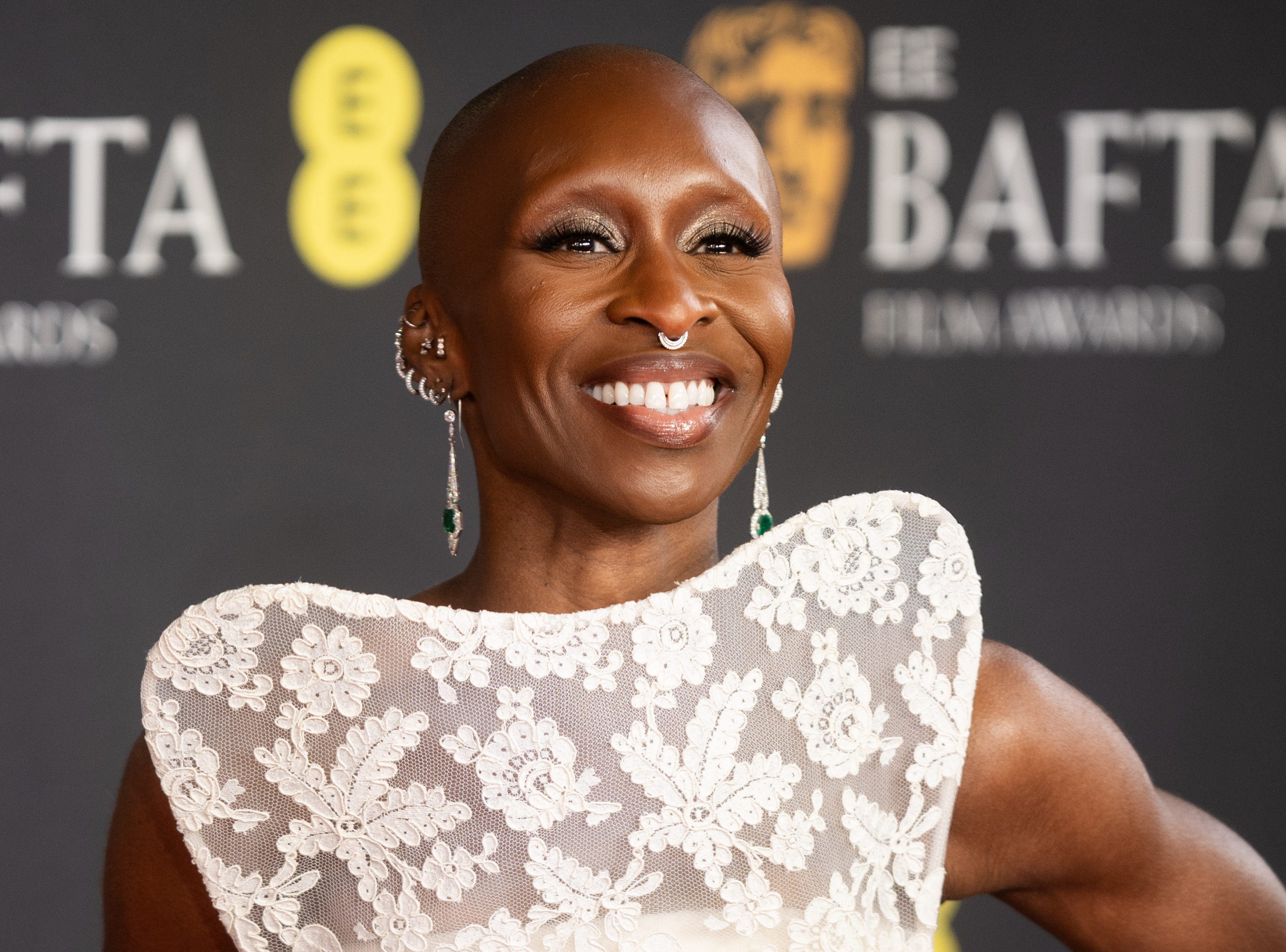 Cynthia Erivo arrives on the red carpet at the EE BAFTA Film Awards on February 16, 2025, in London, England. | Source: Getty Images