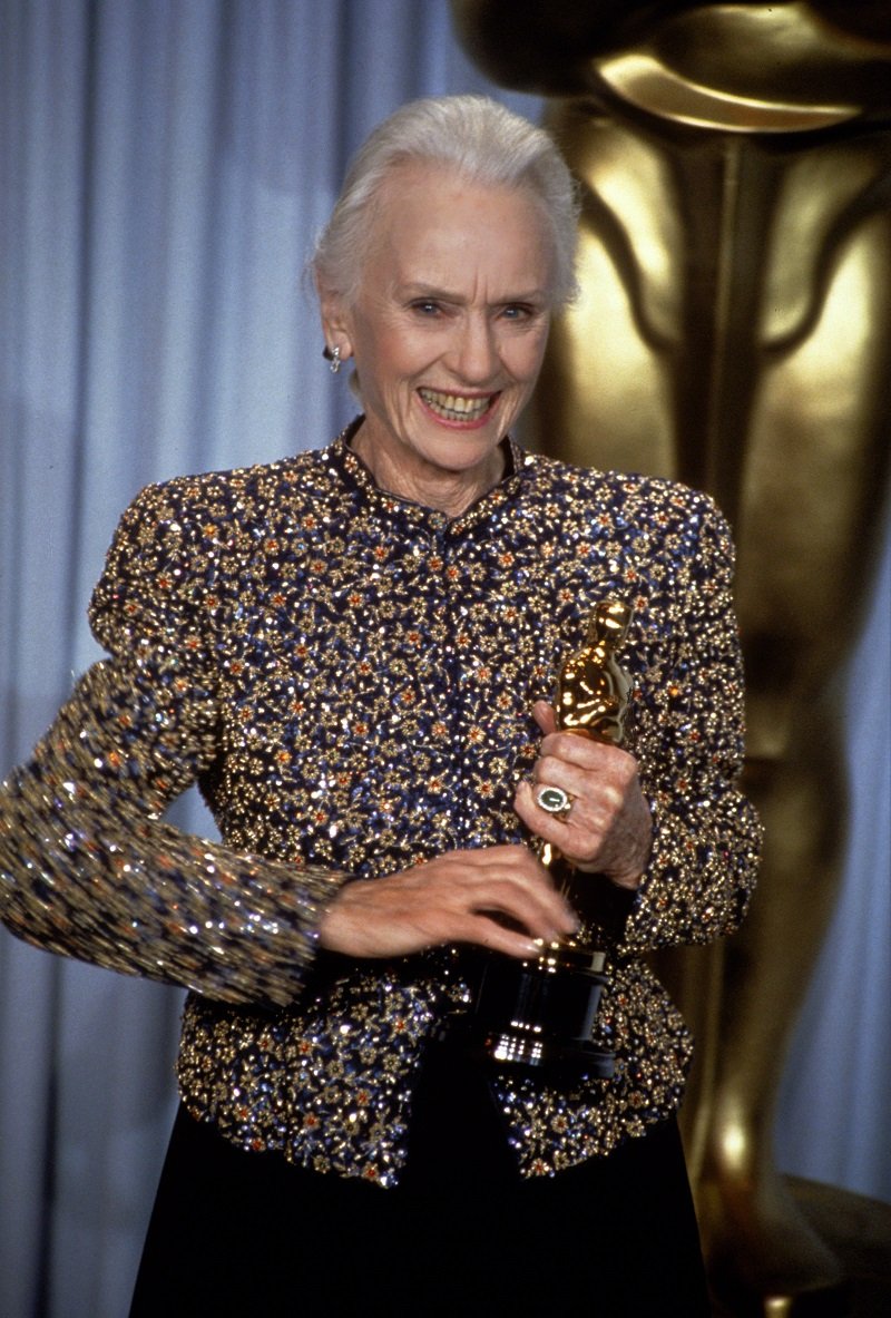 Jessica Tandy circa 1990 in Los Angeles, California | Photo: Getty Images