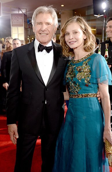 Harrison Ford and Calista Flockhart at The Beverly Hilton Hotel on January 10, 2016 in Beverly Hills, California | Photo: Getty Images
