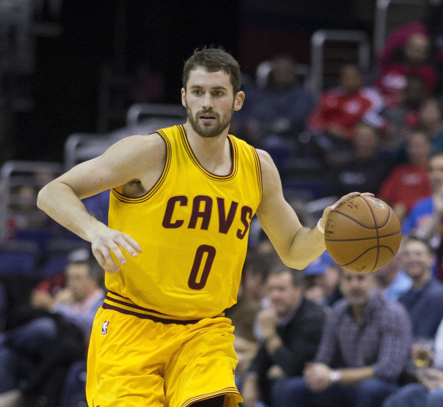 Kevin Love of the Cleveland Cavaliers in a game against the Washington Wizards at Verizon Center on November 21, 2014 in Washington, DC.| Photo: Keith Allison from Hanover, MD, USA, CC BY-SA 2.0, Wikimedia Commons