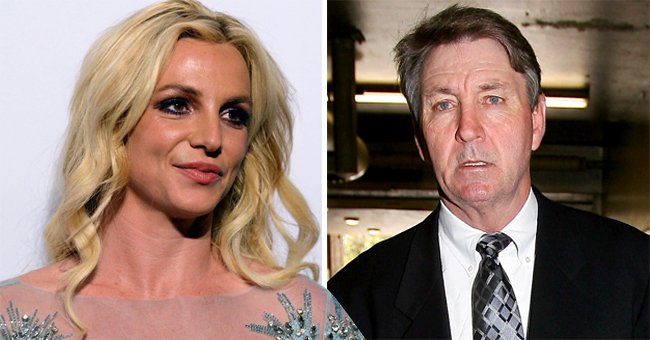 Britney Spears (left) and her father Jamie Spears (right) | Photo: Getty Images