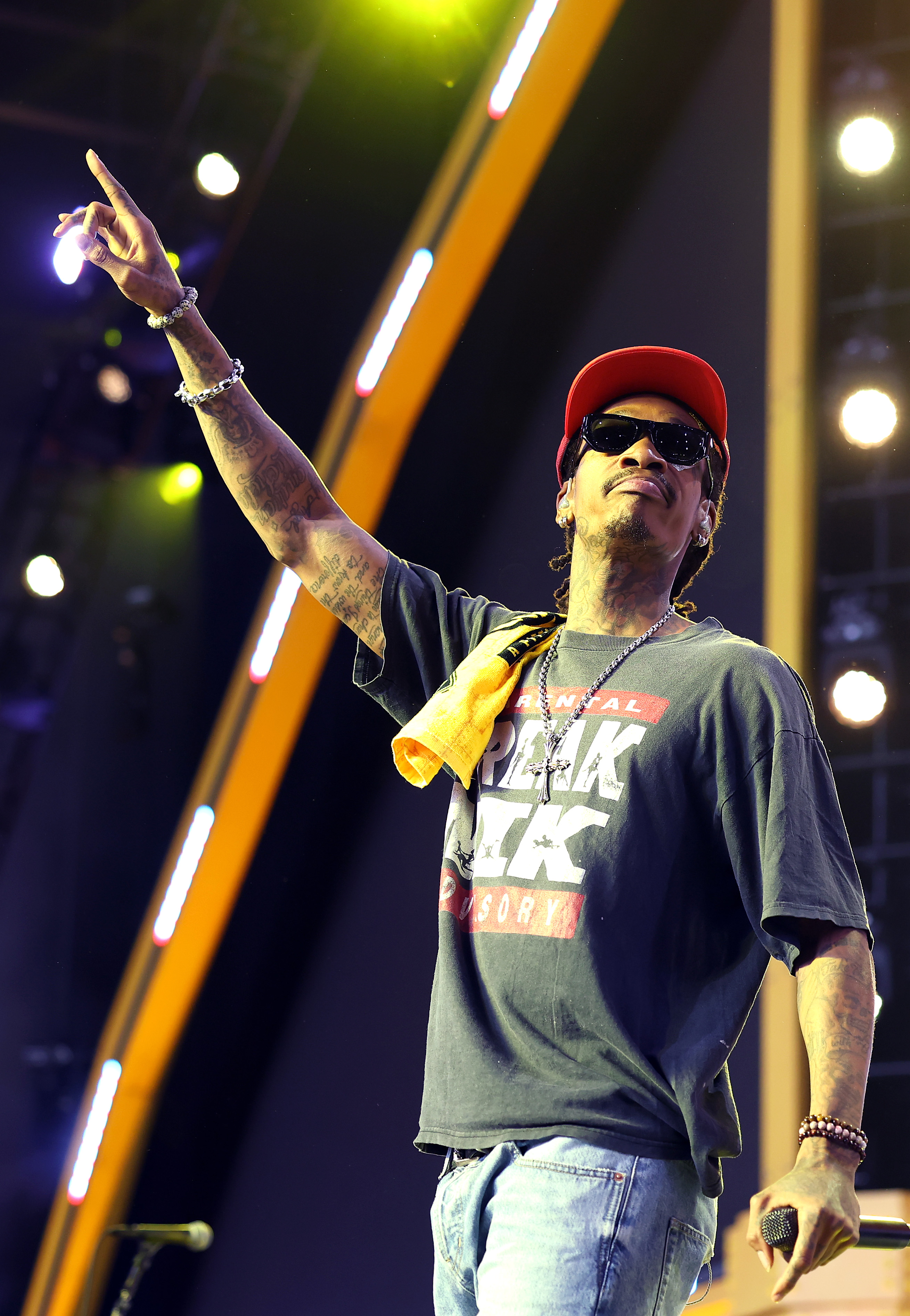 Wiz Khalifa performs prior to Round Two of the 2026 NFL Draft at Acrisure Stadium on April 24 in Pittsburgh, Pennsylvania. | Source: Getty Images