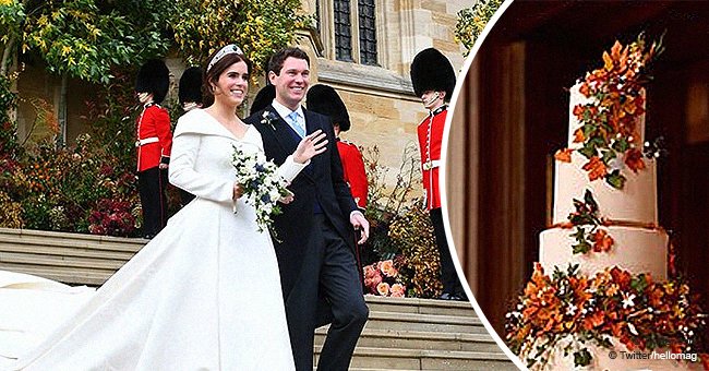 Princess Eugenie and Jack Brooksbank's wedding cake is even more stunning than we imagined