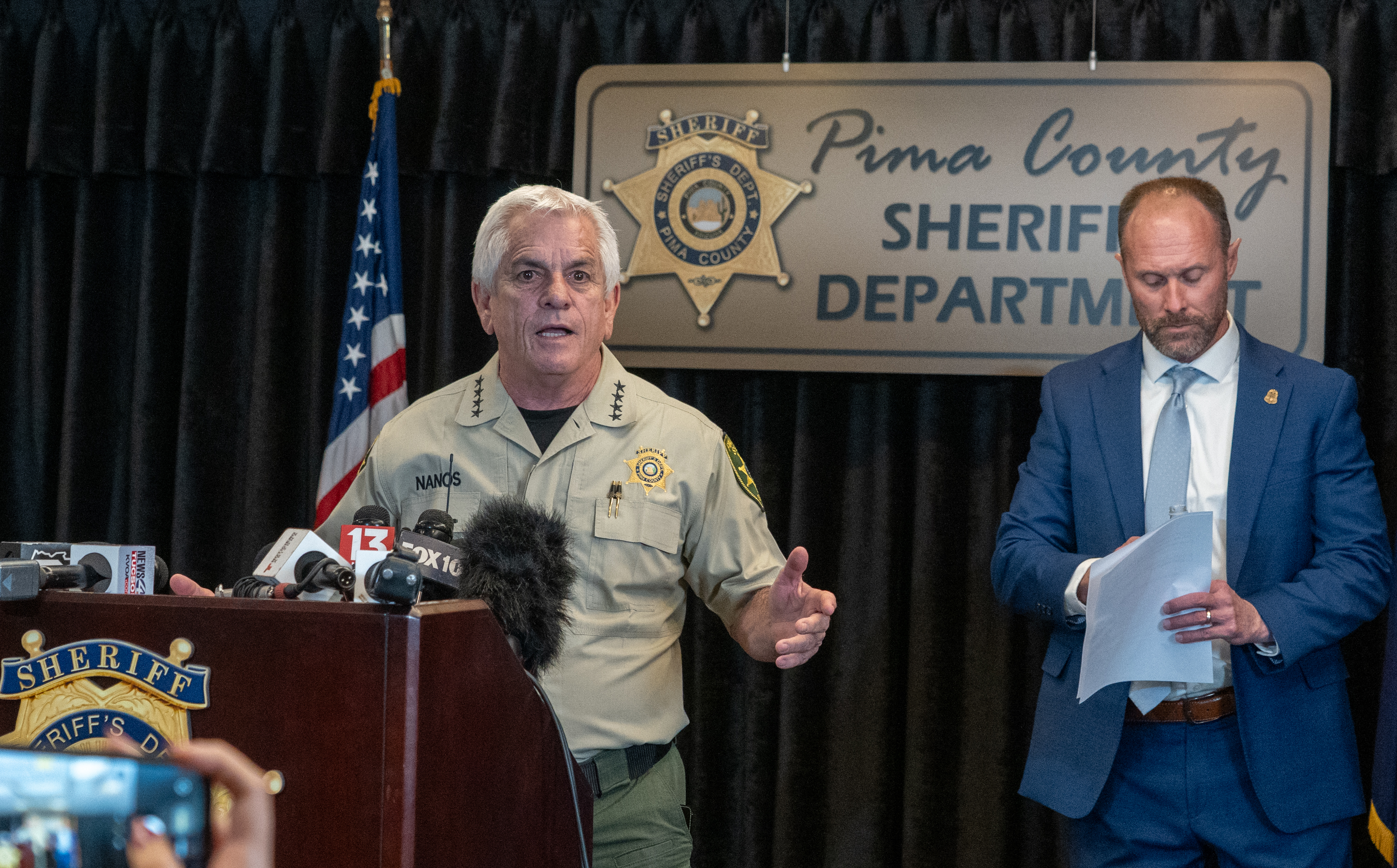 Pima County Sheriff, Chris Nanos | Source: Getty Images