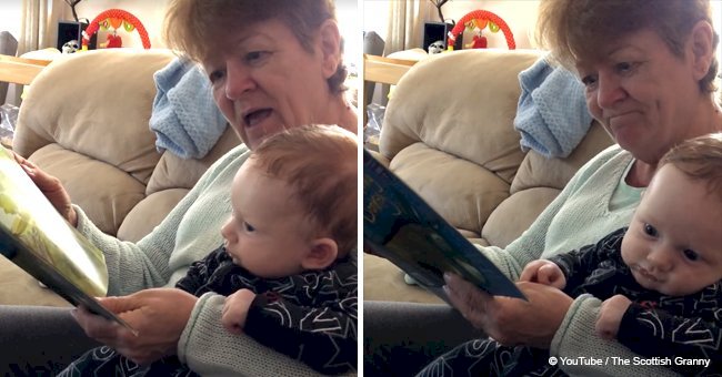 Granny goes viral for her infectious laugh while she spends time with her grandson