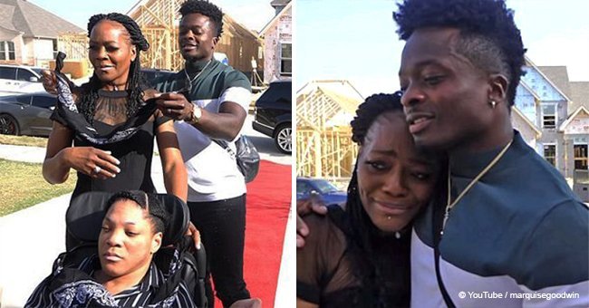 Star footballer surprises mom and disabled sister with stunning $20 million house