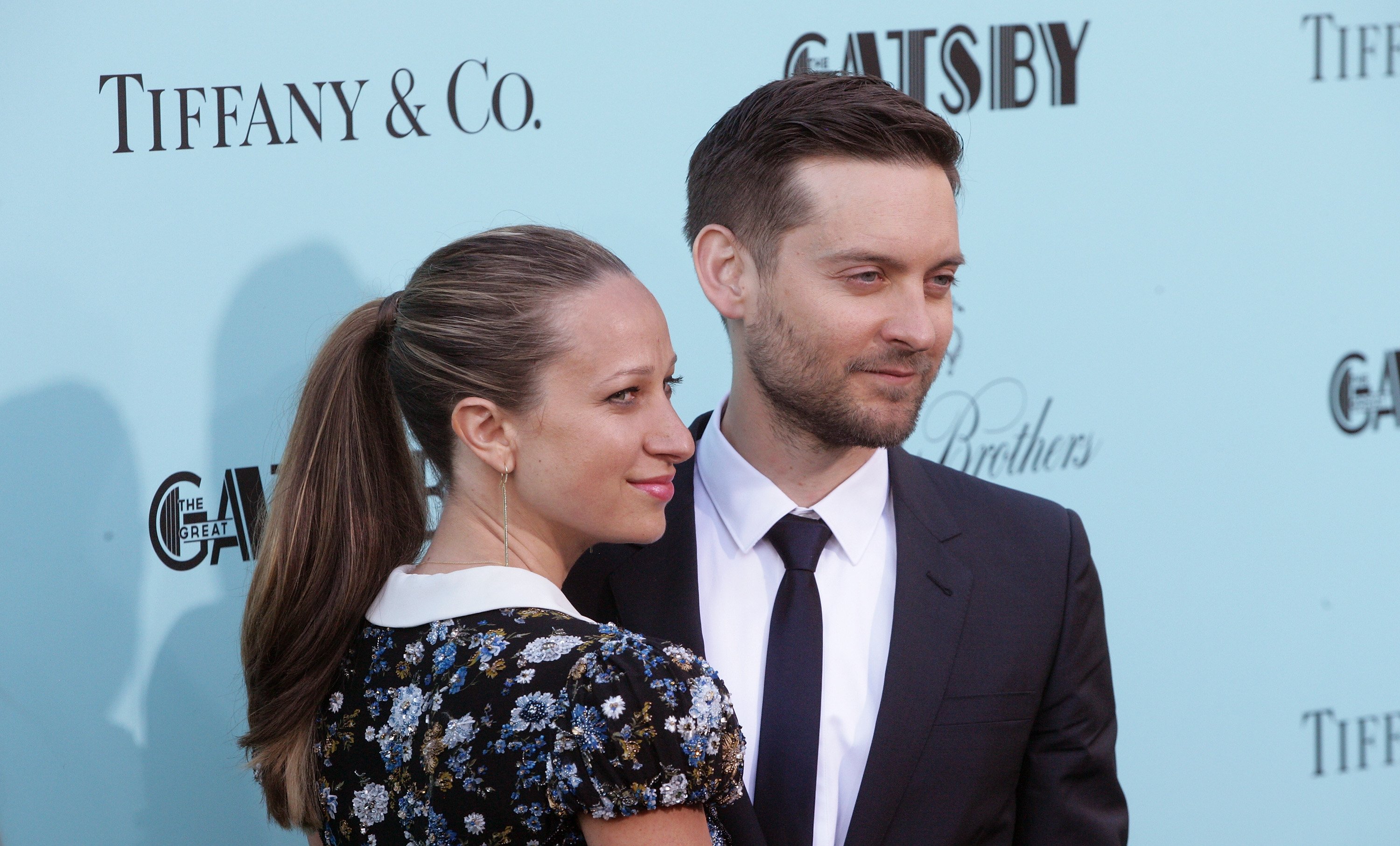 Tobey Maguire and Jennifer Meyer attend the "The Great Gatsby" world premiere at Avery Fisher at Lincoln Center for the Performing Arts on May 1, 2013, in New York City. | Source: Getty Images