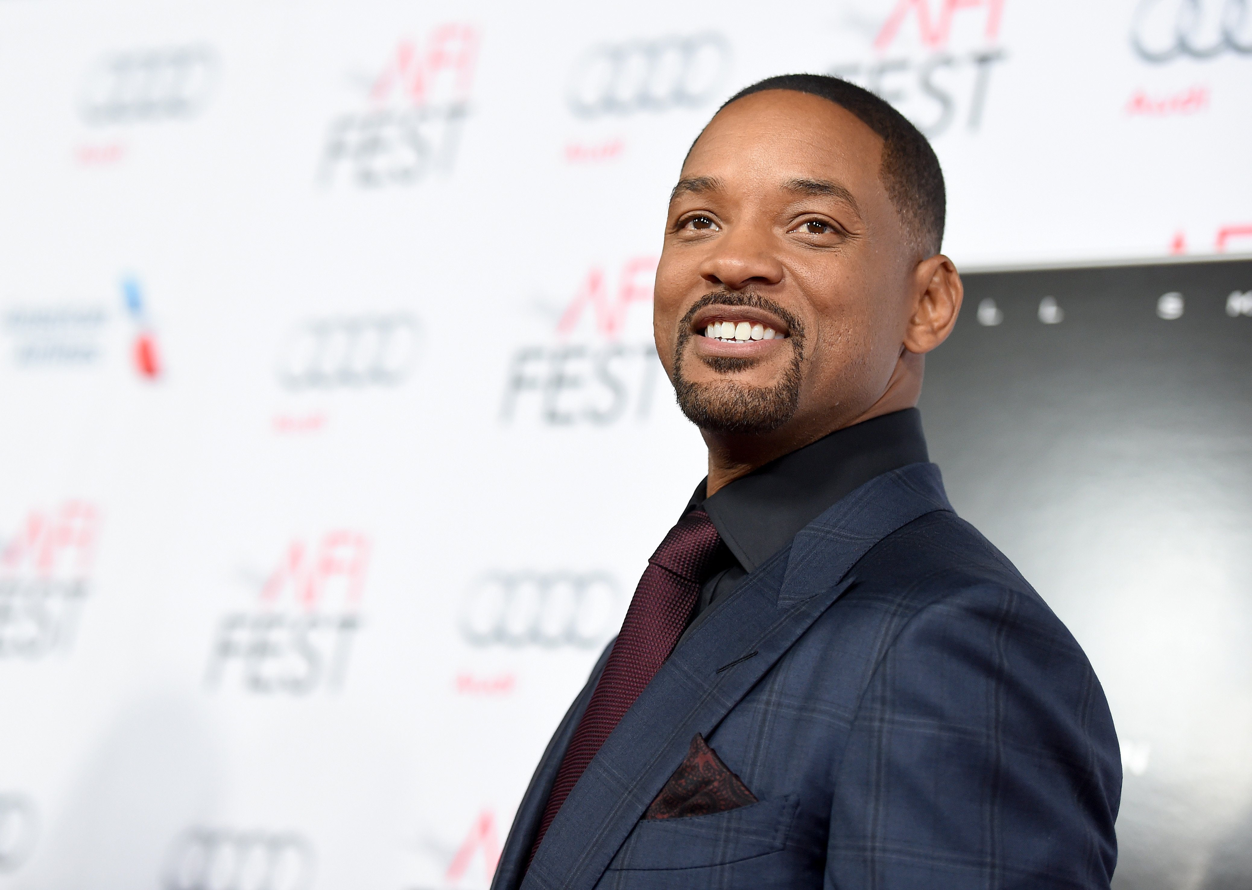 Will Smith at the Centerpiece Gala Premiere of "Concussion" during AFI FEST 2015 on Nov. 10, 2015 in California | Photo: Getty Images