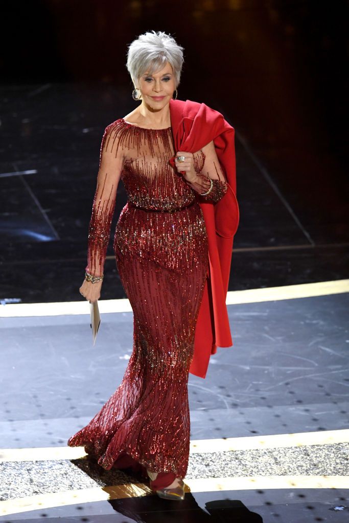 Jane Fonda at the 92nd Annual Academy Awards at Dolby Theatre on February 09, 2020 in Hollywood, California. | Source: Getty Images