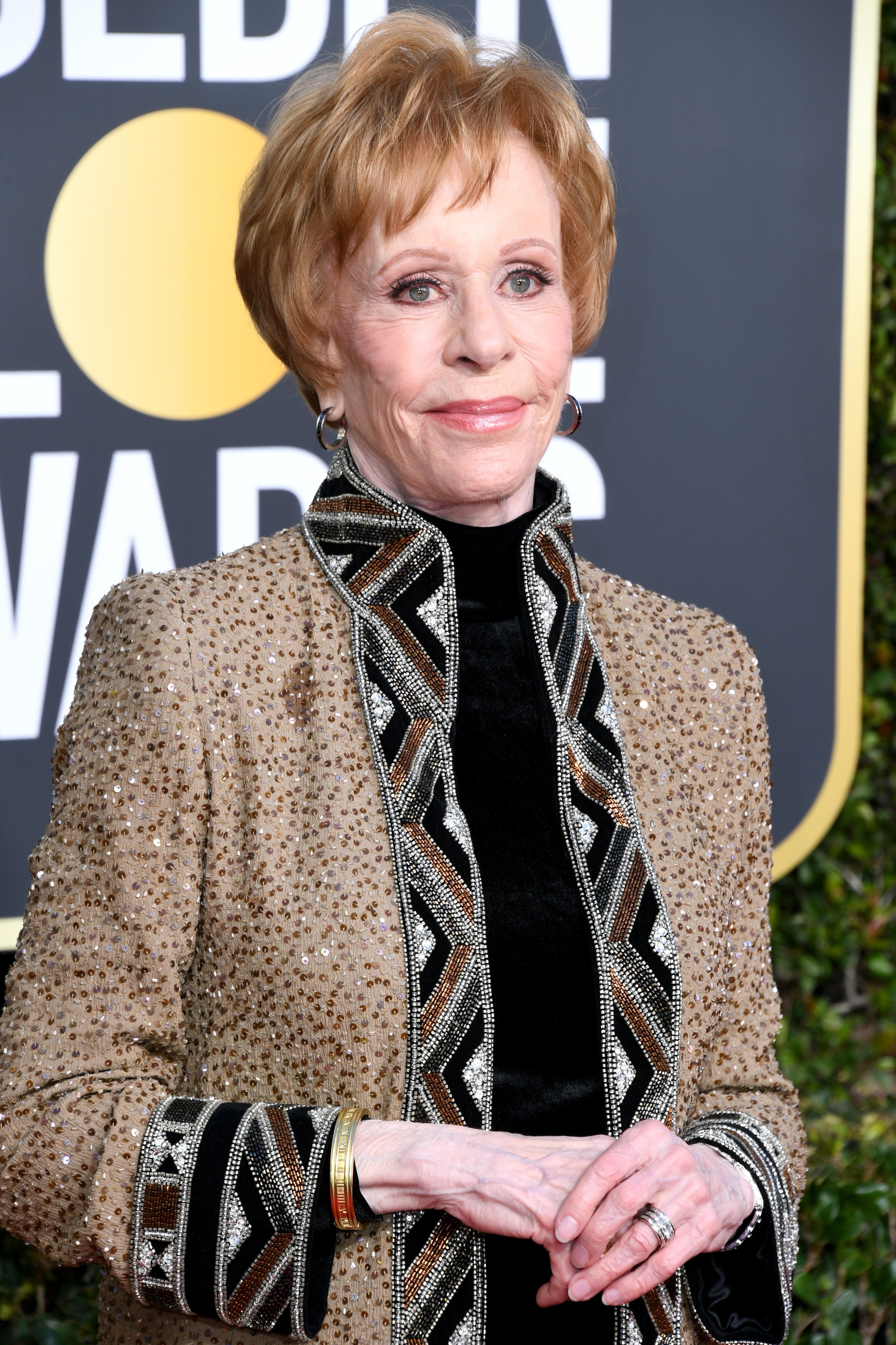 Carol Burnett attends the 76th Annual Golden Globe Awards on January 6, 2019, in Beverly Hills, California. | Source: Getty Images.