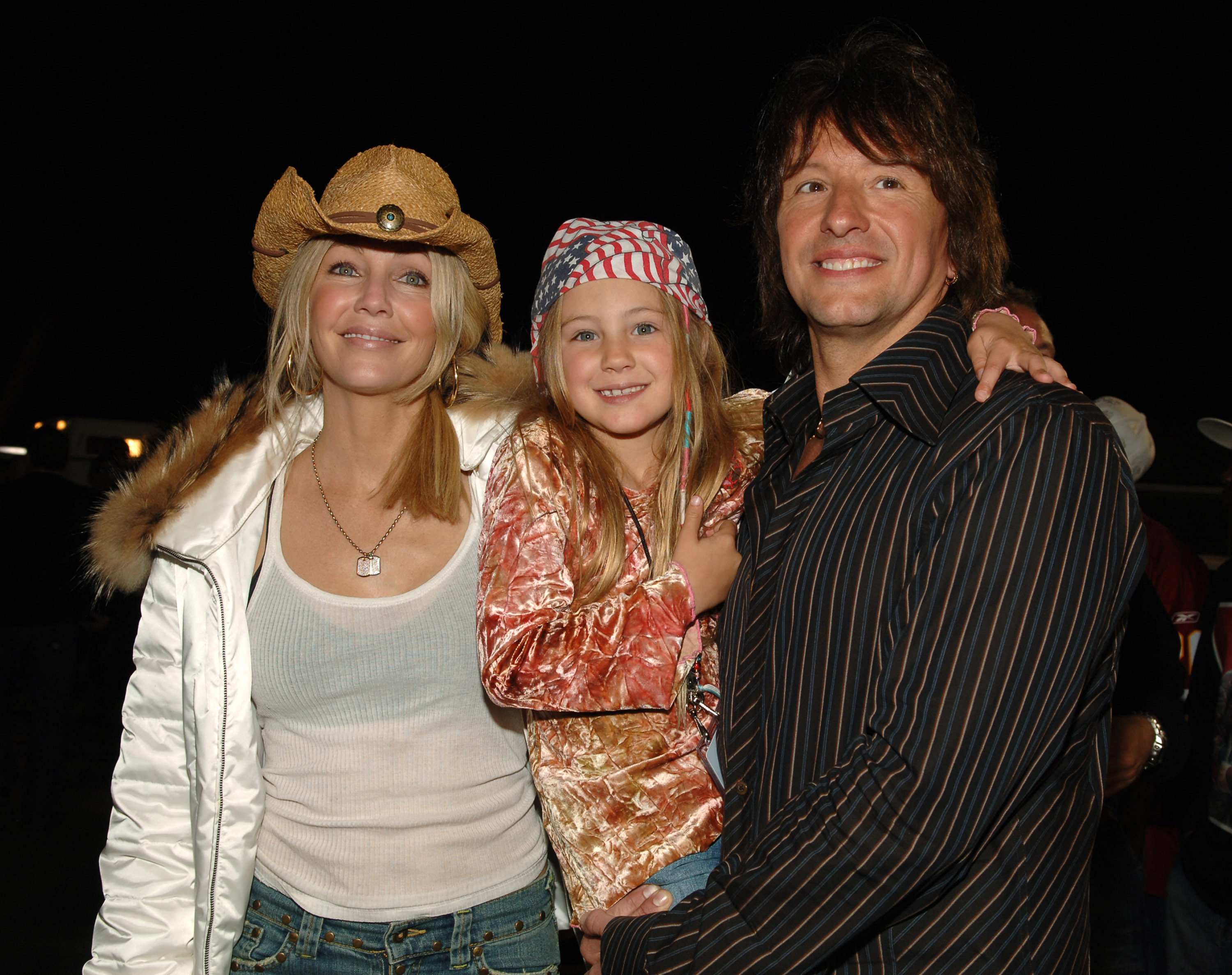 Heather Locklear, Ava Sambora, and Richie Sambora on April 1, 2005 | Source: Getty Images