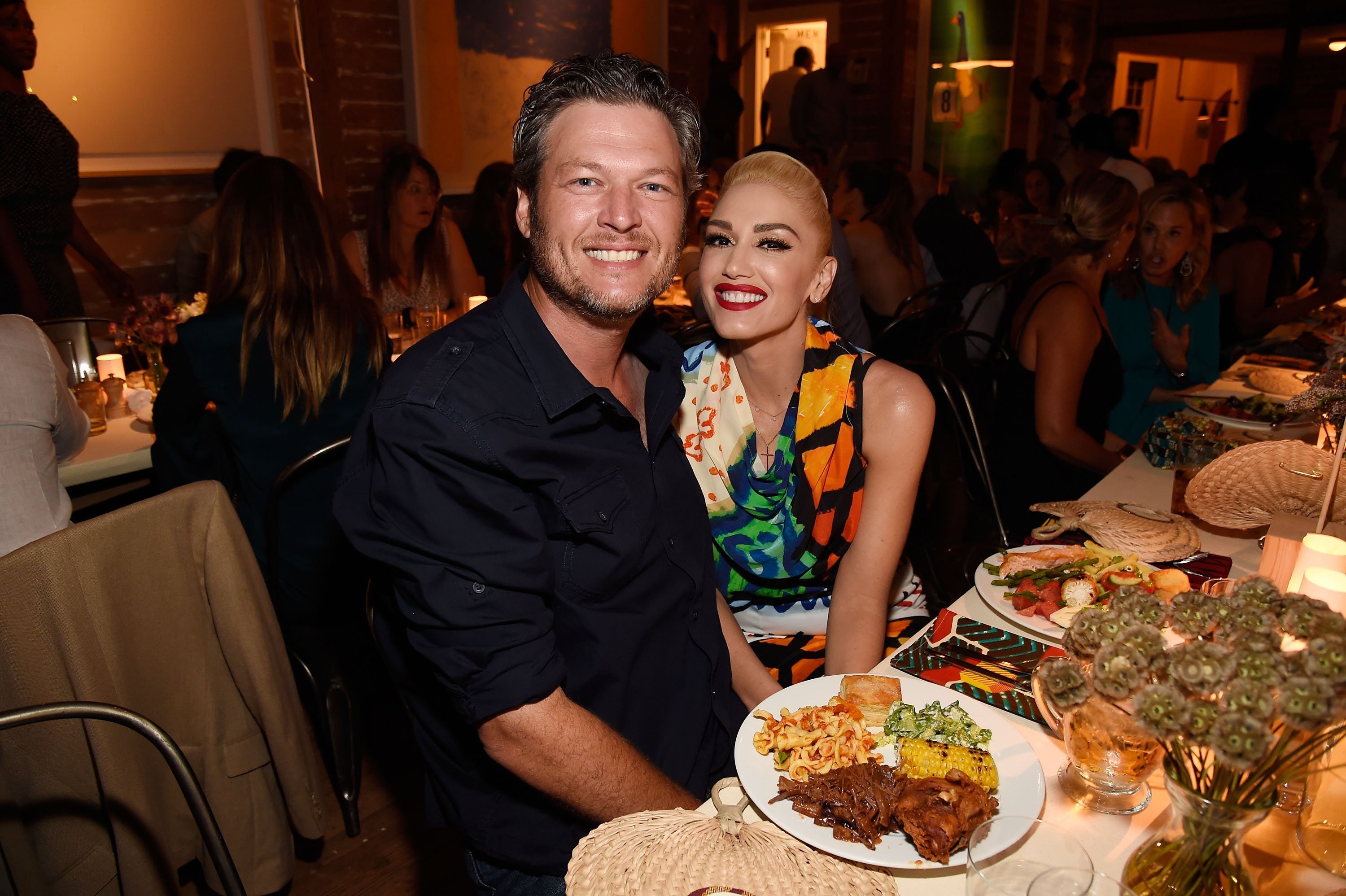 Blake Shelton and Gwen Stefani attend Apollo in the Hamptons in New York on August 20, 2016 | Photo: Getty Images