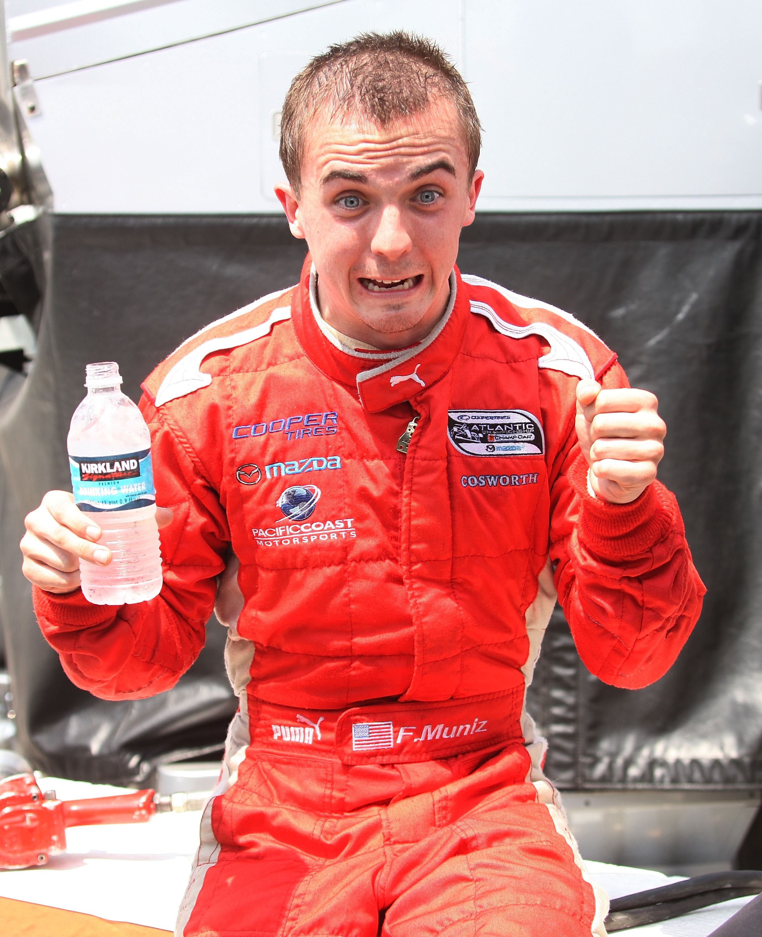 Frankie Muniz at the 34th Toyota Grand Prix of Long Beach 32nd Annual Pro/Celebrity Race on April 20, 2008, in California. | Source: Getty Images