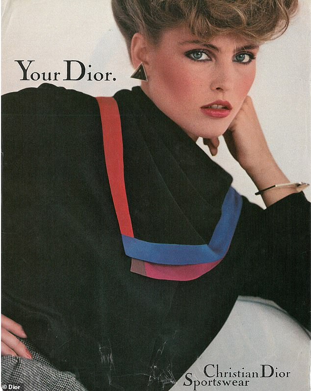 She posed for high fashion brands like Christian Dior