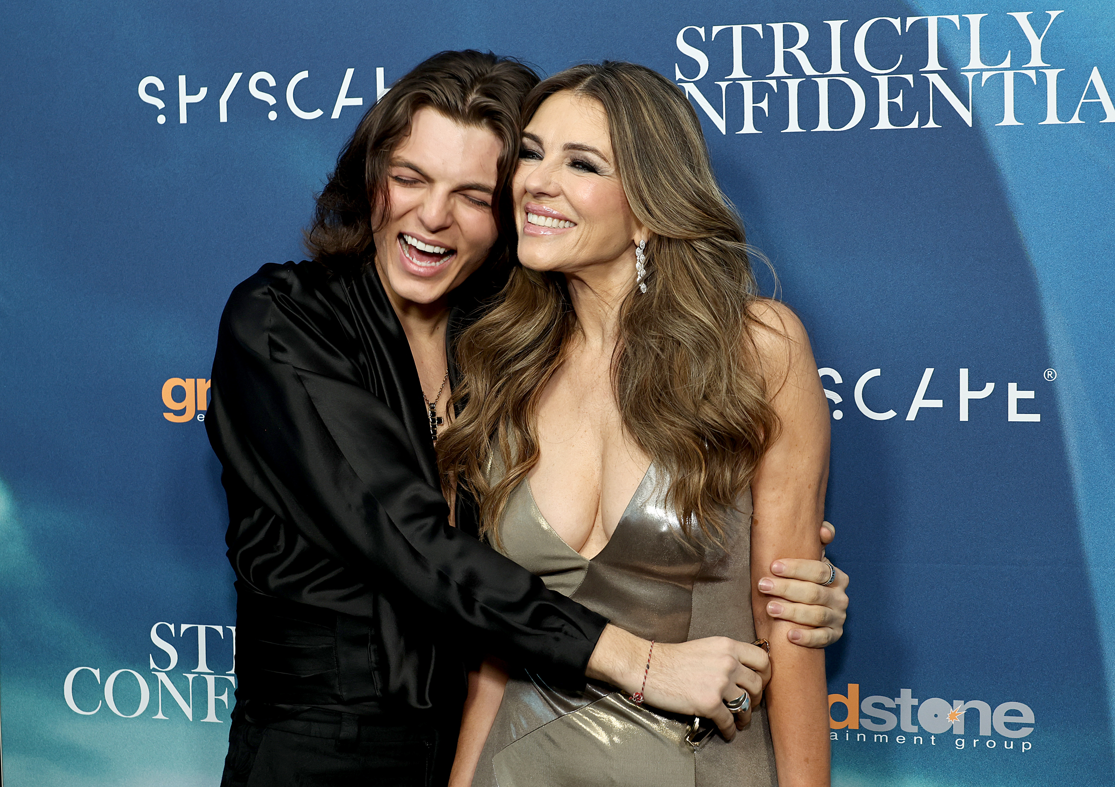 Damian and Elizabeth Hurley attend the "Strictly Confidential" Special Screening at The Robin Williams Center on April 03, 2024 in New York City. | Source: Getty Iages
